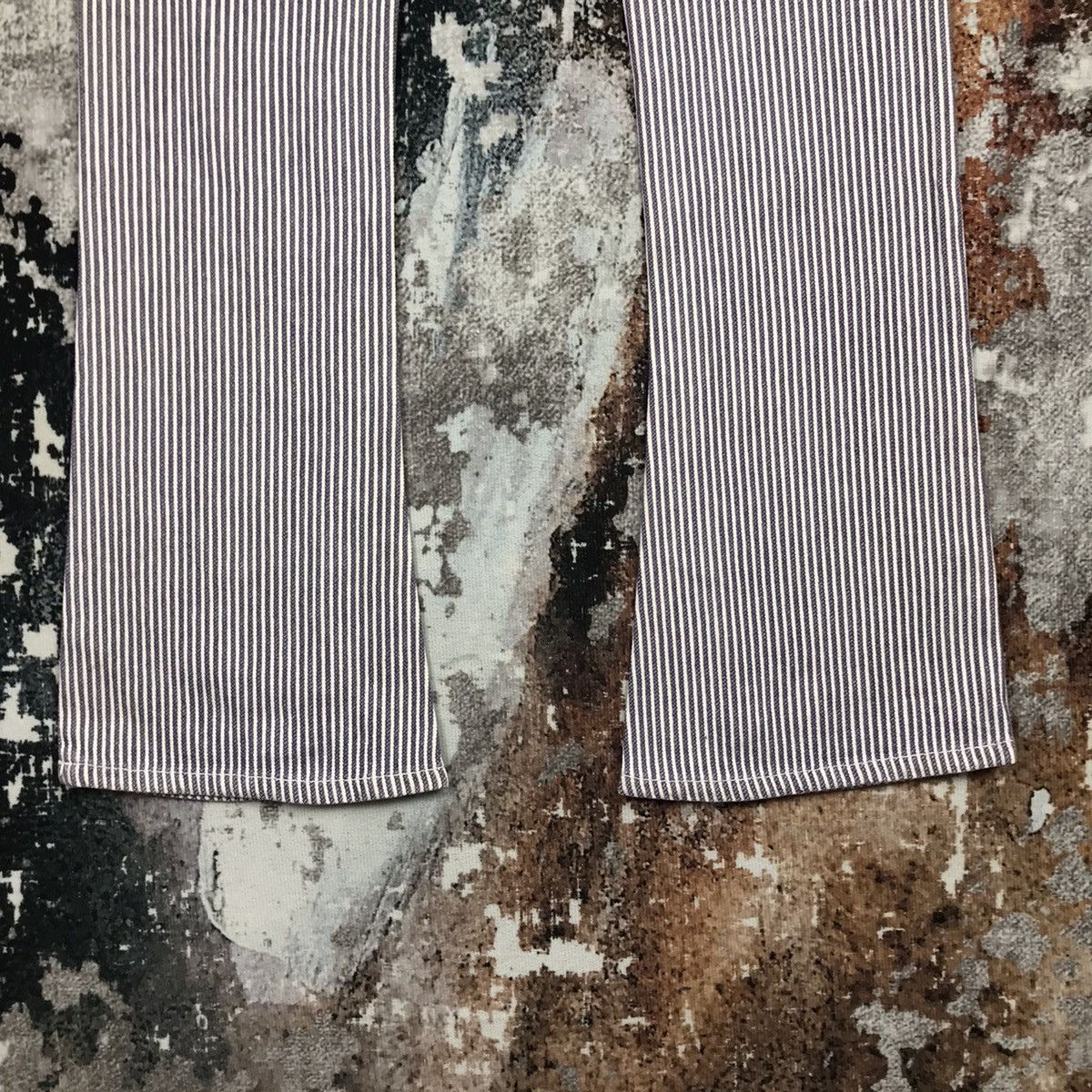 Japanese Brand × Vintage Vintage Japanese Rote Rose Hickory Stripes Flare Leg Jeans Size 28" / US 6 / IT 42 - 11 Thumbnail