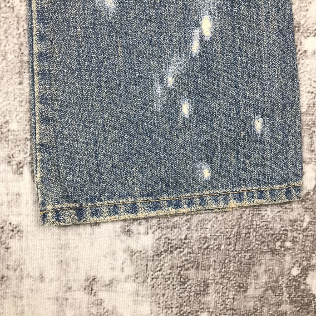 Japanese Brand × Vintage Vintage Japanese Livre Claire Flare Distressed Design Jeans Size 31" - 12 Thumbnail