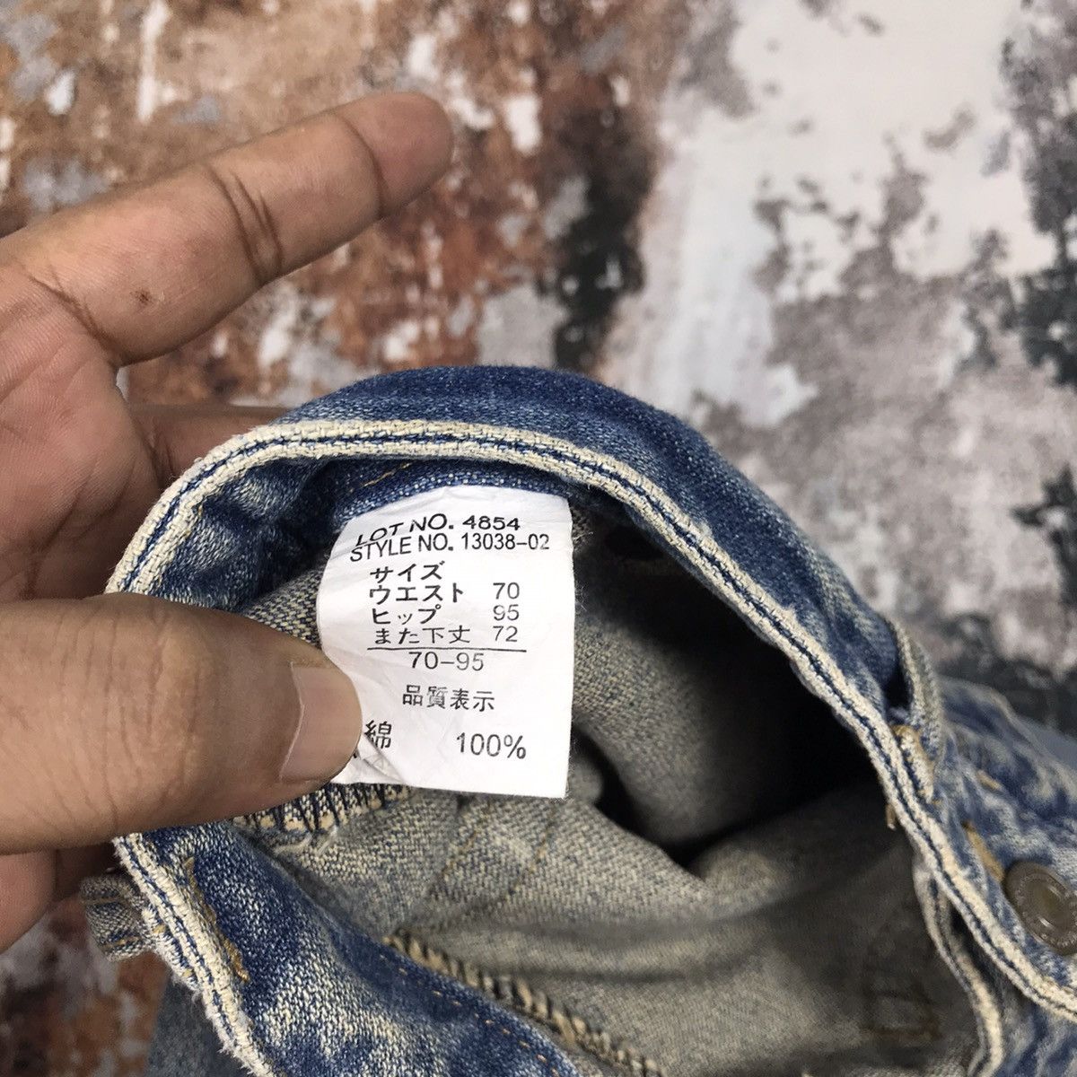 Japanese Brand × Vintage Vintage Japanese Livre Claire Flare Distressed Design Jeans Size 31" - 13 Thumbnail