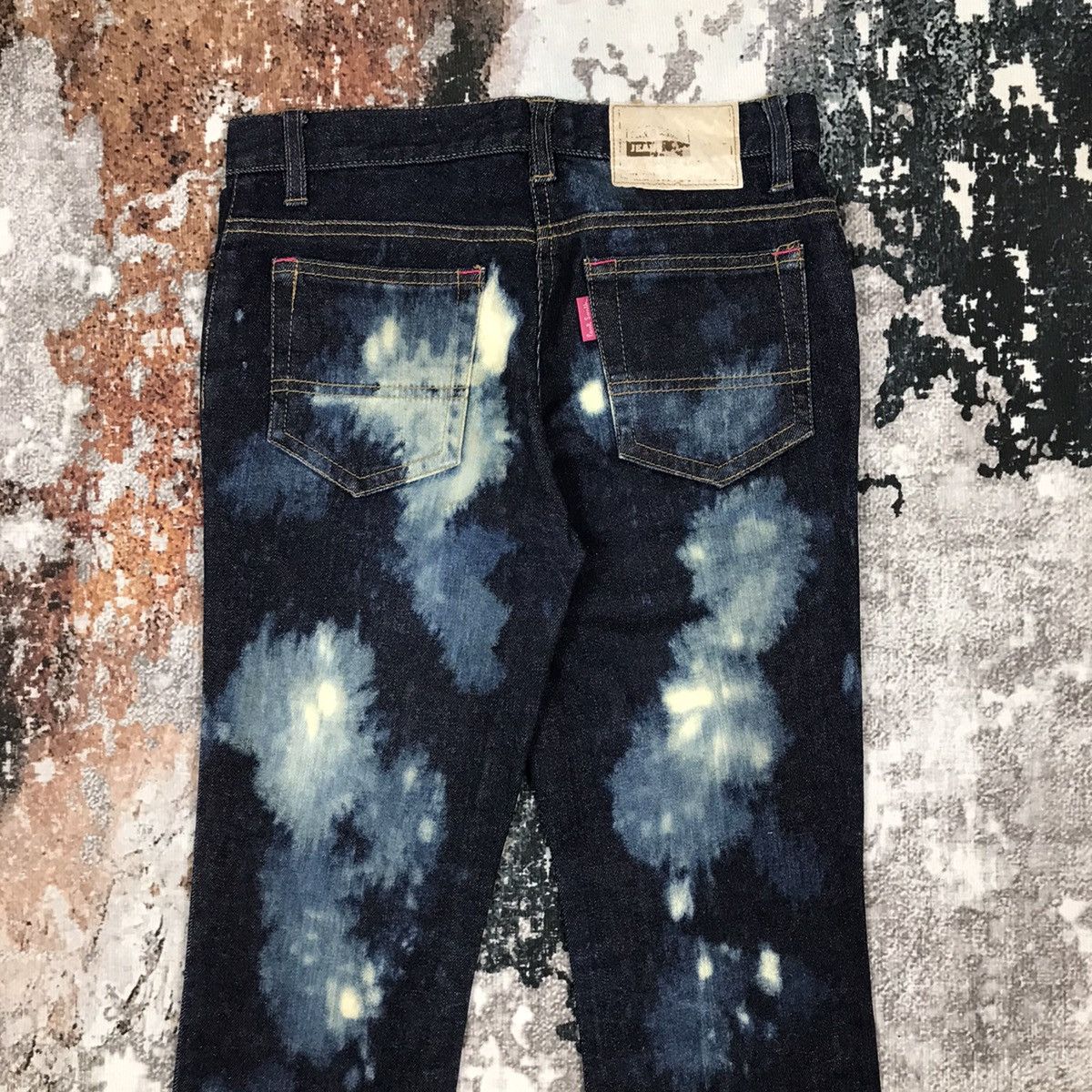 Japanese Brand × Paul Smith Vintage Japanese Paul Smith Rework Acid wash design Jeans Size 28" / US 6 / IT 42 - 7 Thumbnail