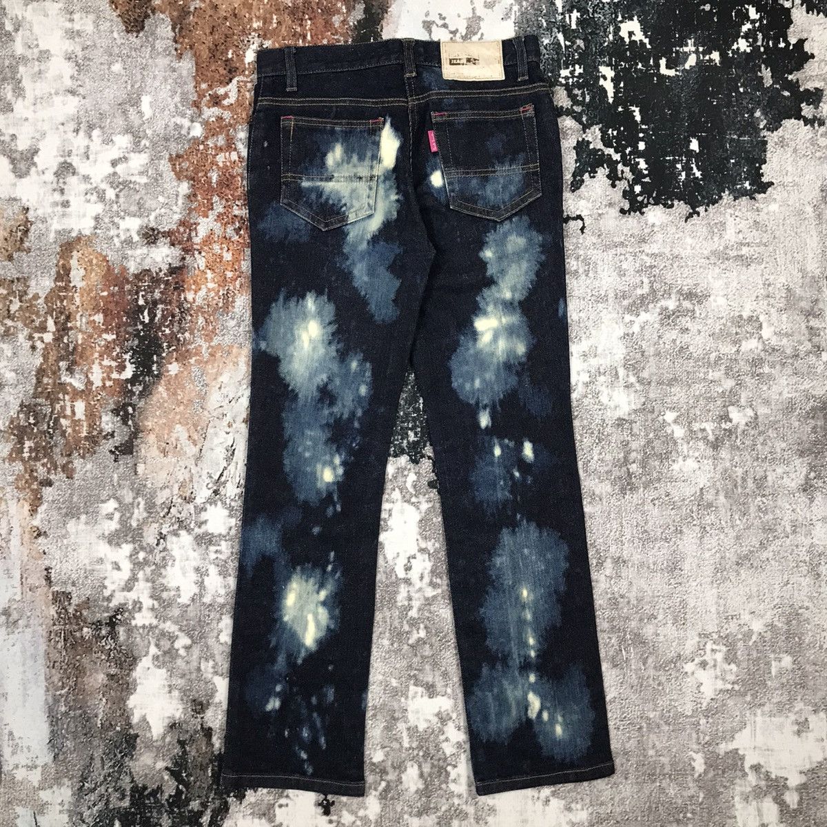 Japanese Brand × Paul Smith Vintage Japanese Paul Smith Rework Acid wash design Jeans Size 28" / US 6 / IT 42 - 6 Thumbnail