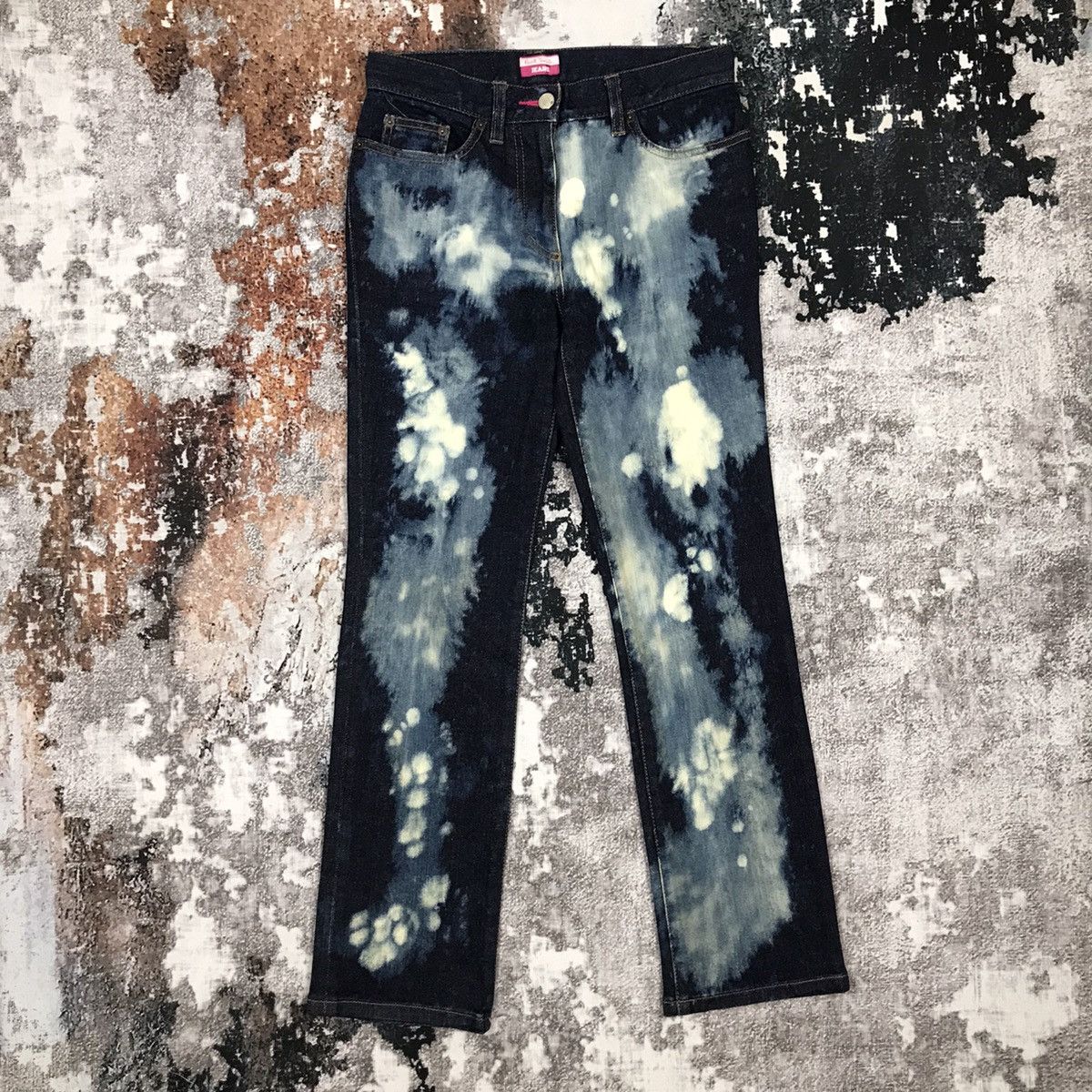 Japanese Brand × Paul Smith Vintage Japanese Paul Smith Rework Acid wash design Jeans Size 28" / US 6 / IT 42 - 1 Thumbnail