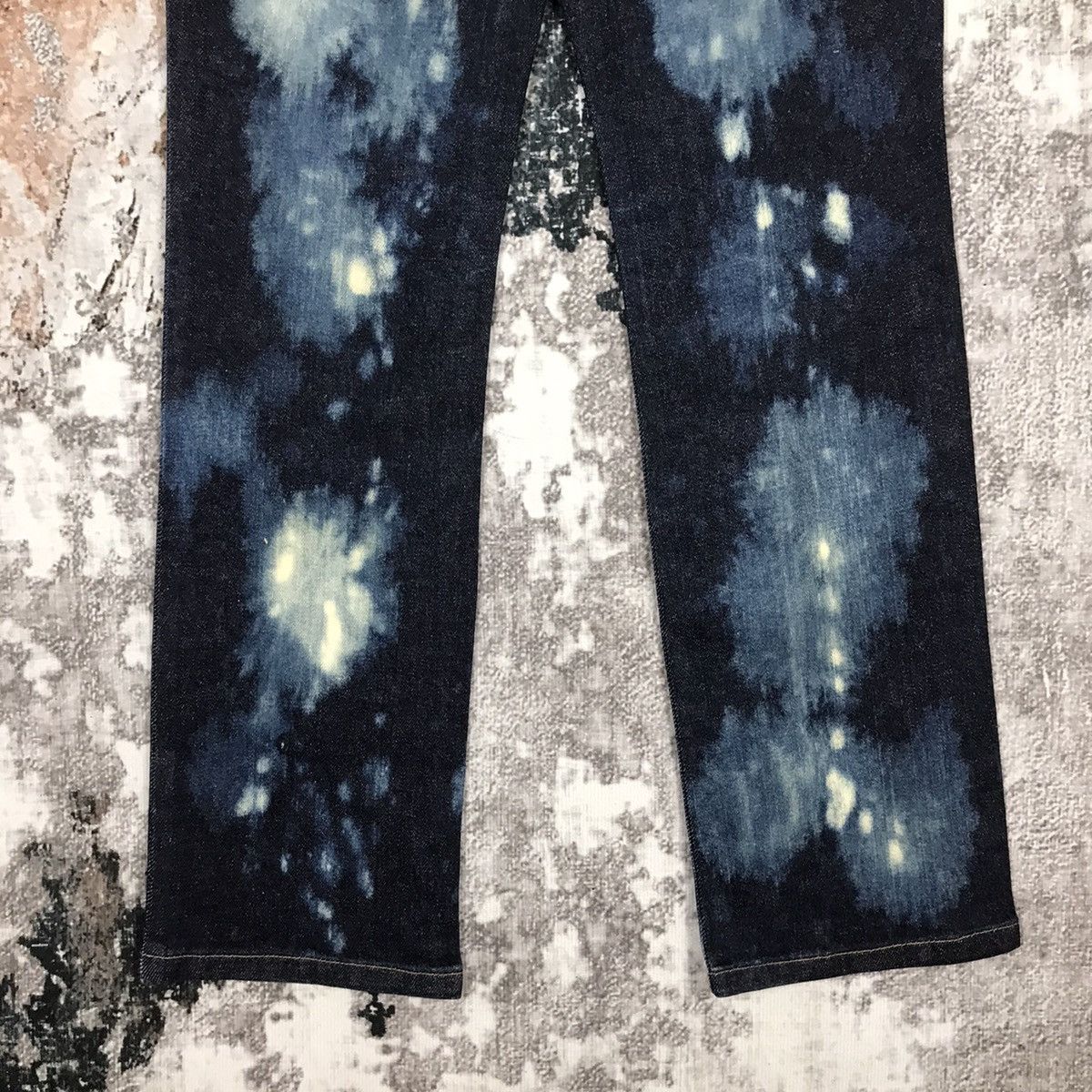 Japanese Brand × Paul Smith Vintage Japanese Paul Smith Rework Acid wash design Jeans Size 28" / US 6 / IT 42 - 9 Thumbnail