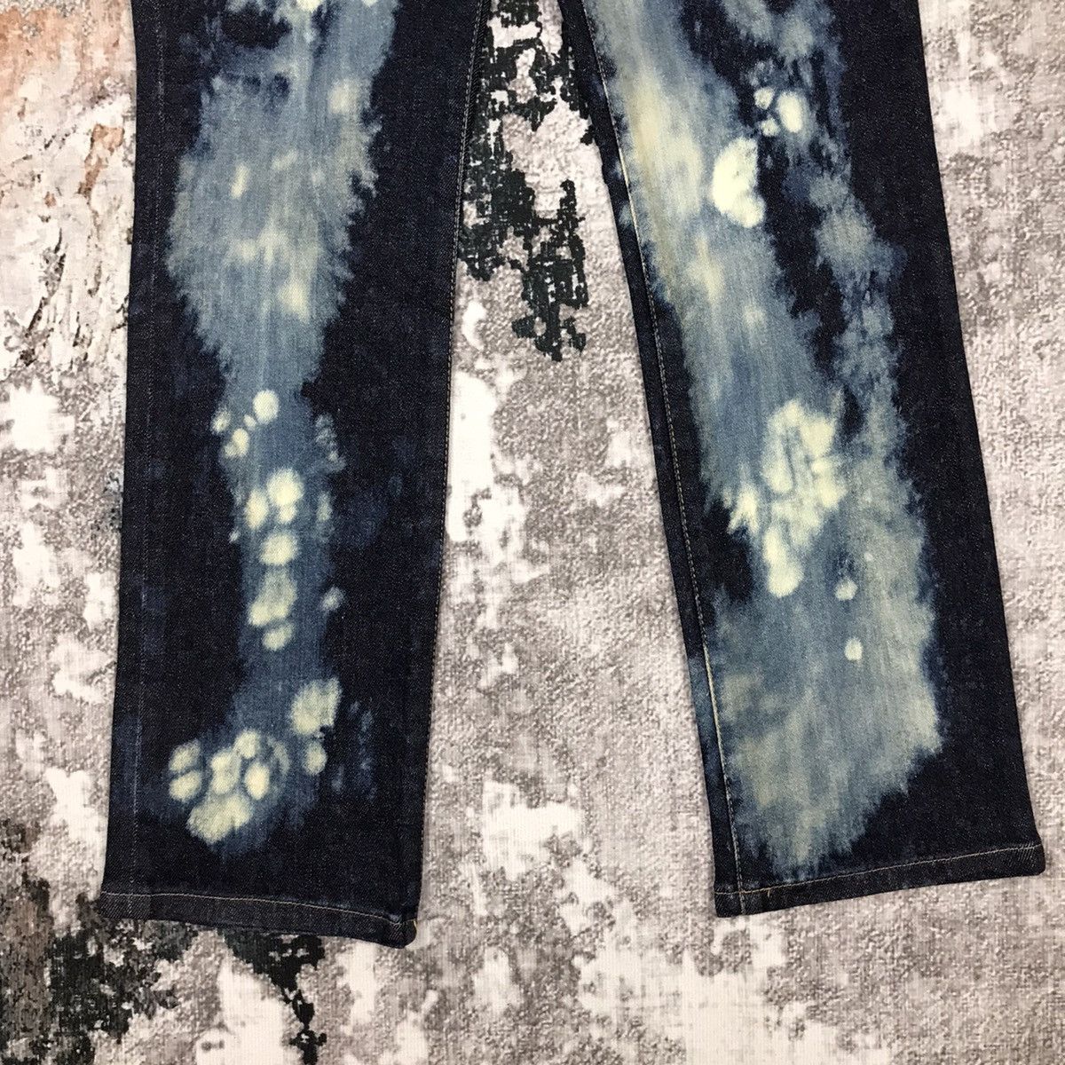 Japanese Brand × Paul Smith Vintage Japanese Paul Smith Rework Acid wash design Jeans Size 28" / US 6 / IT 42 - 4 Thumbnail
