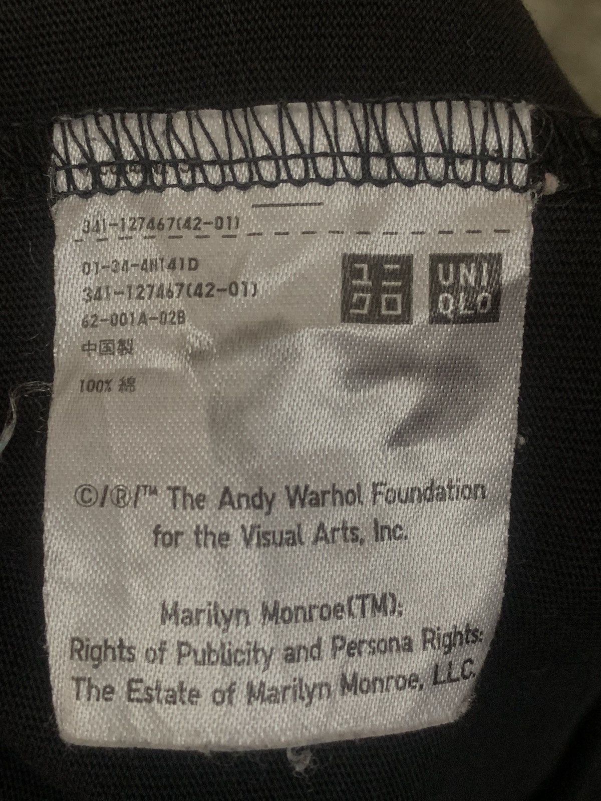 Andy Warhol × Uniqlo Uniqlo x Andy warhol “marilyn monroe” t-shirt Size US M / EU 48-50 / 2 - 10 Thumbnail