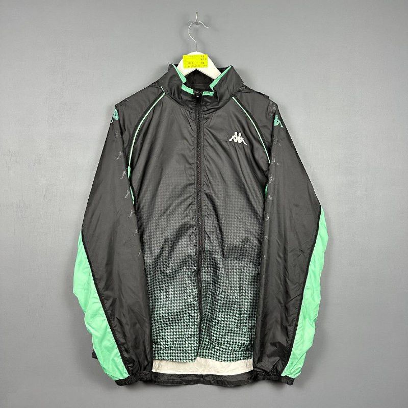 Vintage Kappa Japanese Brand Colour Block Sportwear streetwear