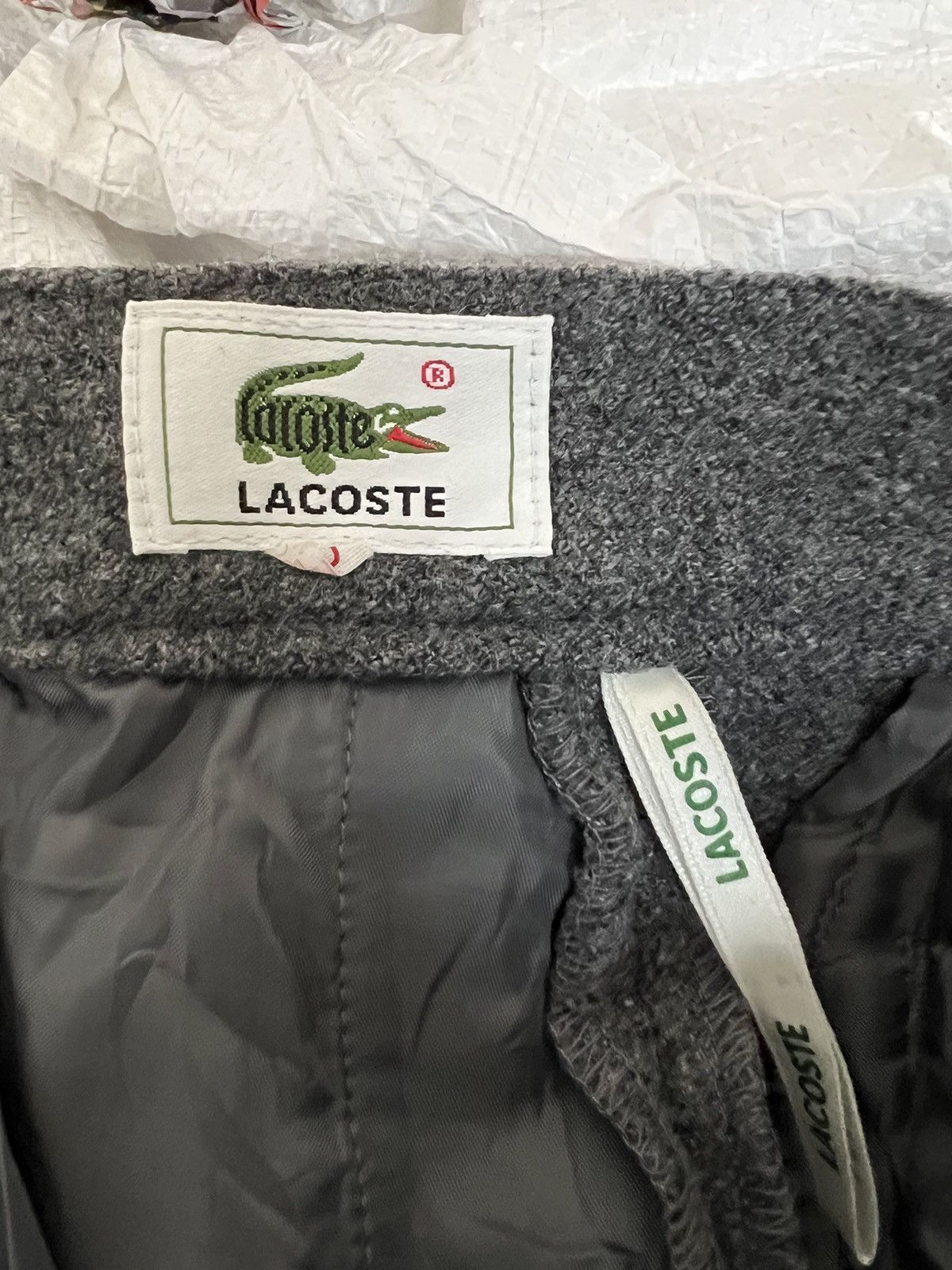 Lacoste Vintage Lacoste Wool Women Pant Size 26" / US 2 / IT 38 - 8 Thumbnail