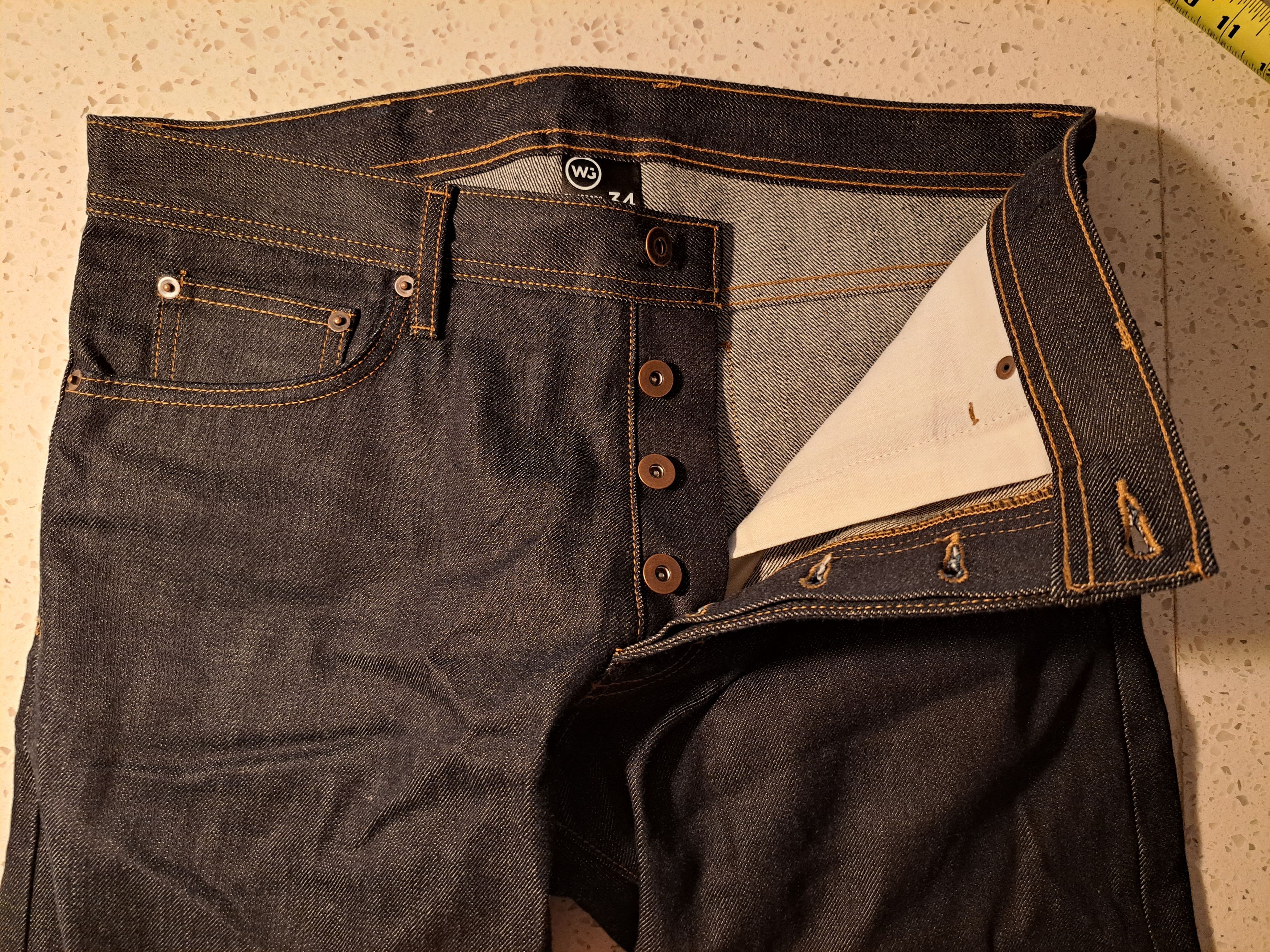 Whiskey Grade Selvedge Jeans 34
