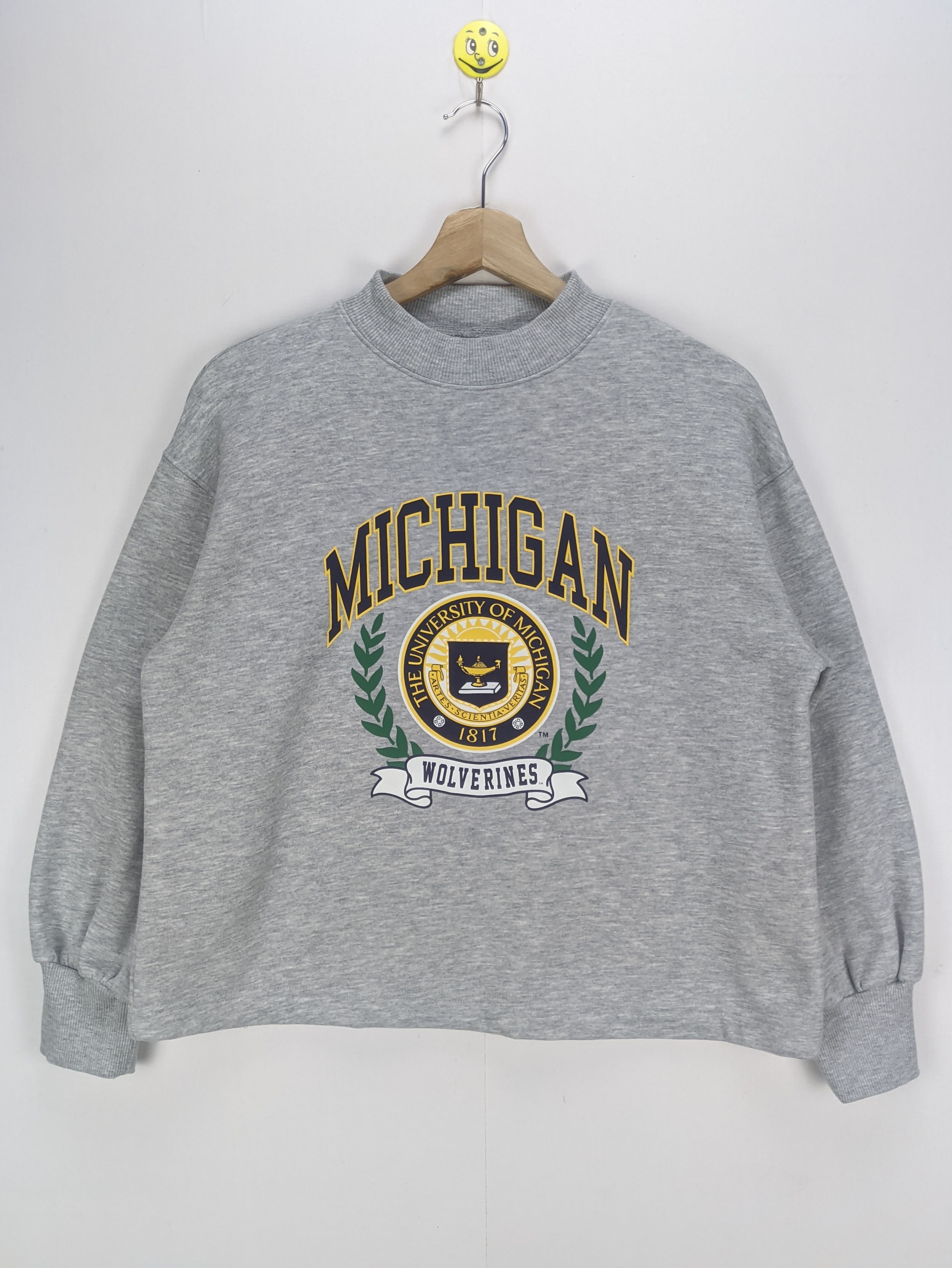 Japanese Brand Steals🔥Cropped Sweatshirt University of Michigan Size M / US 6-8 / IT 42-44 - 1 Thumbnail