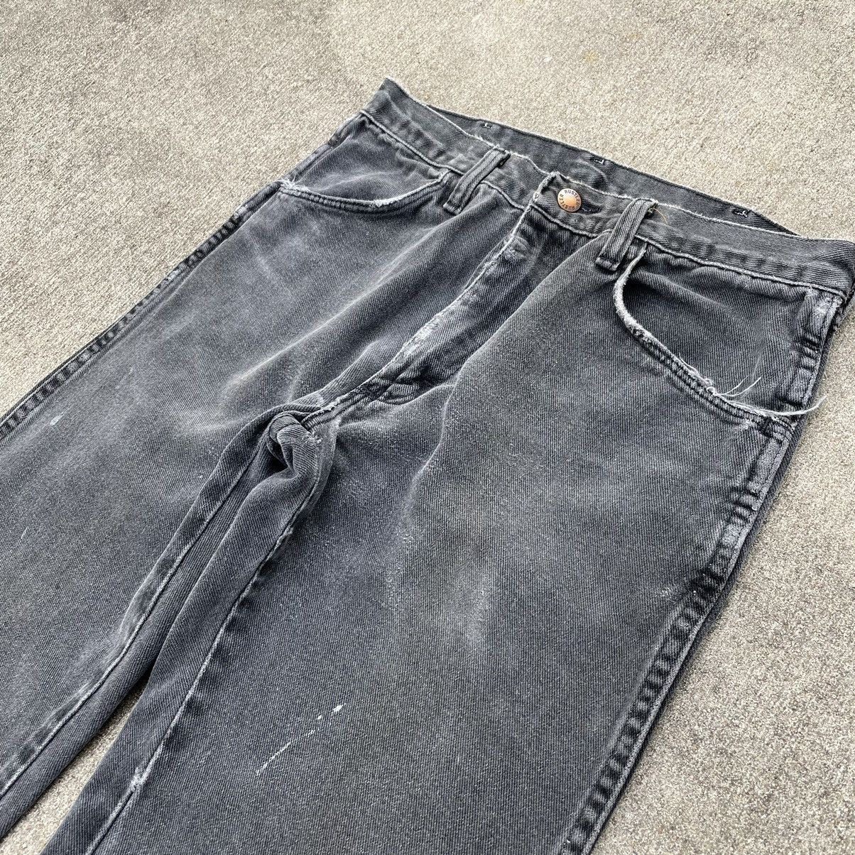 Rustler × Unsound Rags × Vintage Vintage Faded Black Rustler Denim Jeans Size 30x30 Size US 30 / EU 46 - 4 Thumbnail