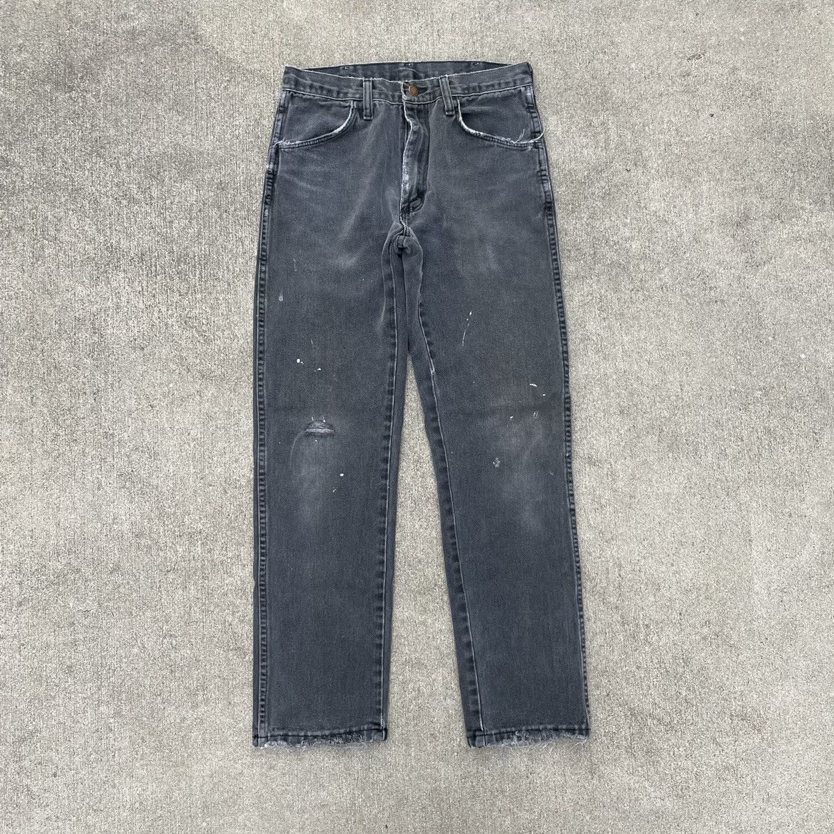 Rustler × Unsound Rags × Vintage Vintage Faded Black Rustler Denim Jeans Size 30x30 Size US 30 / EU 46 - 1 Thumbnail