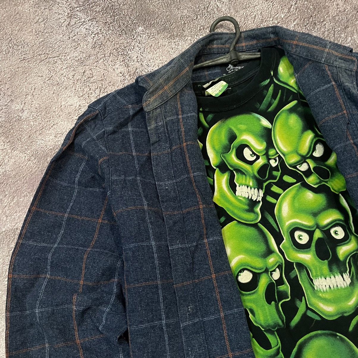 Flannel vintage flannel shirt checkered plaid streetwear 90s Y2K Size US XL / EU 56 / 4 - 4 Thumbnail