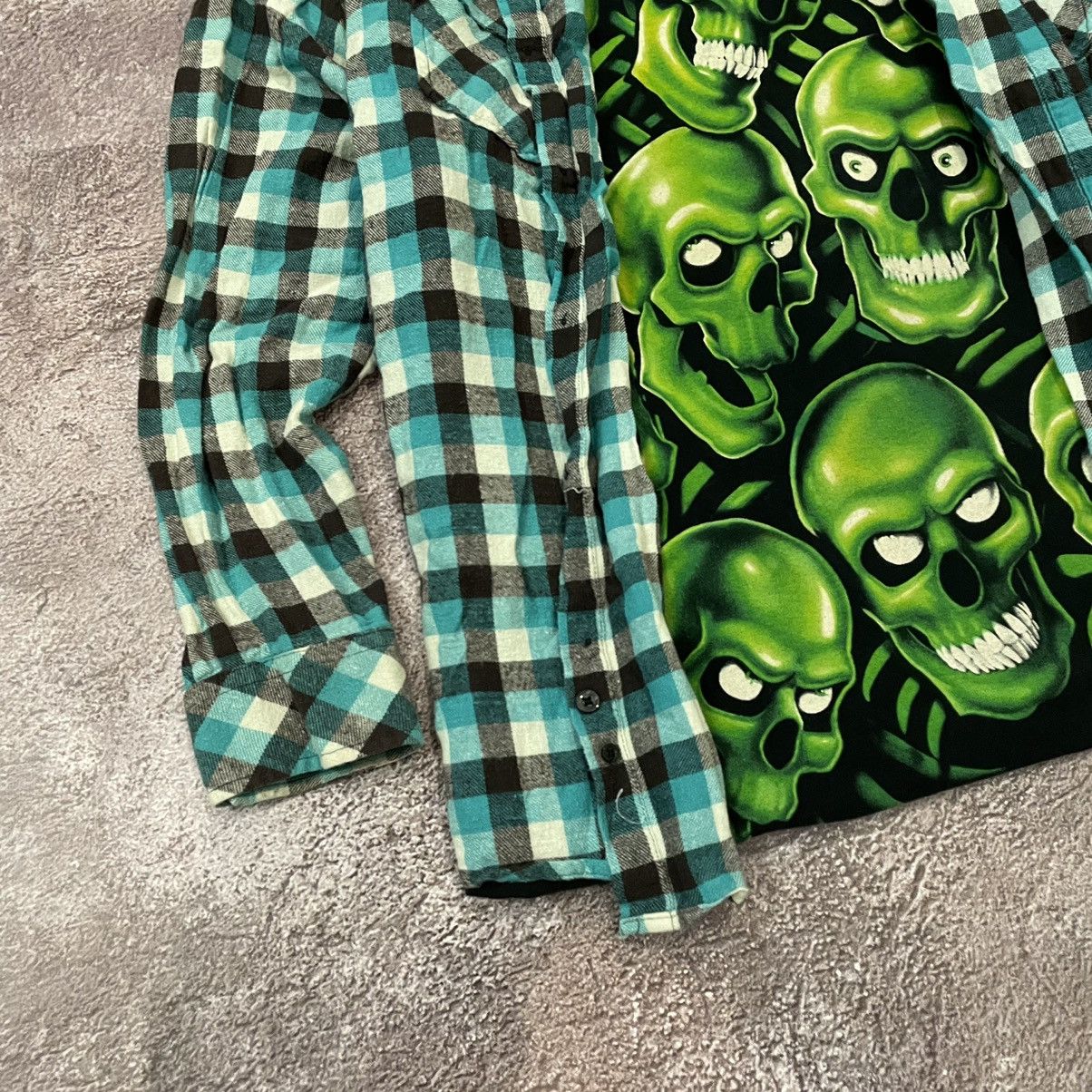 Vintage Vintage 90s Y2K Checkered Plaid Shirt Grunge Streetwear L Size US L / EU 52-54 / 3 - 3 Thumbnail