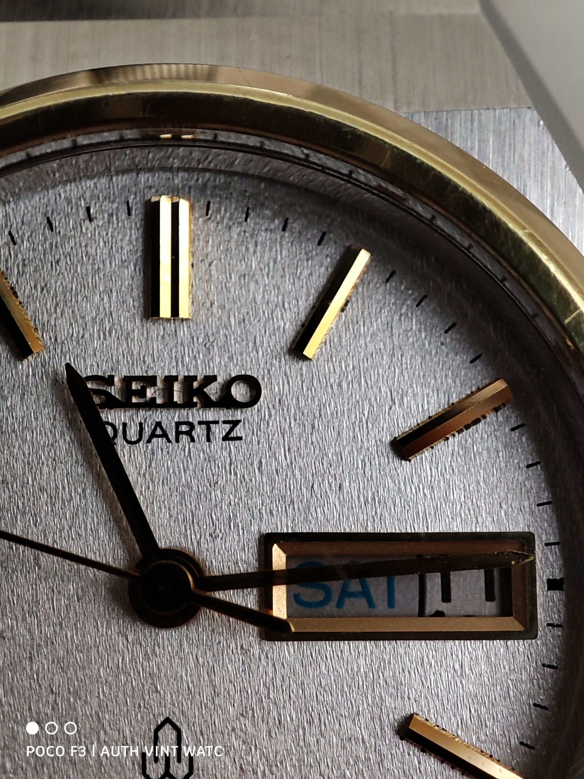 Seiko Authentic Vintage Seiko Quartz 2623 Gold Bezel Ladies Size ONE SIZE - 5 Thumbnail