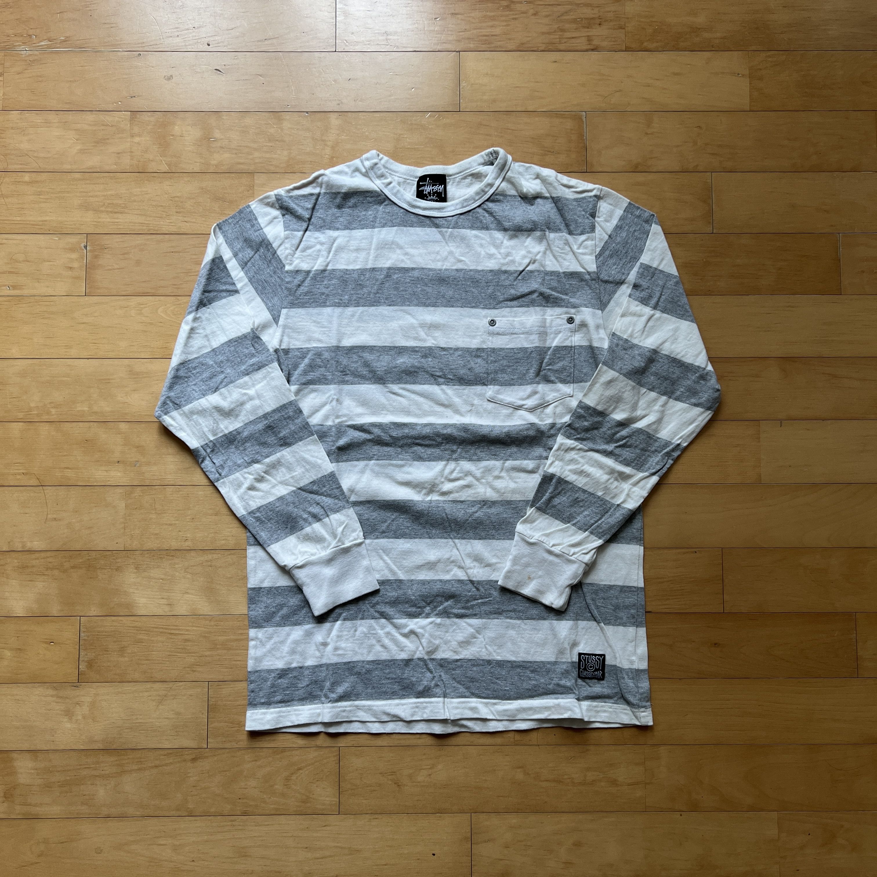 トップス StussyBaja Stripe Long-Sleeve Crew Tee StussyBaja Stripe Long-Sleeve Crew Tee レディース