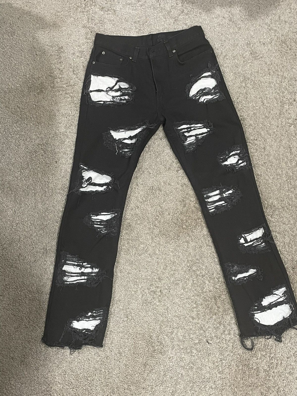 Archival Clothing Distressed Denim Size US 32 / EU 48 - 1 Preview