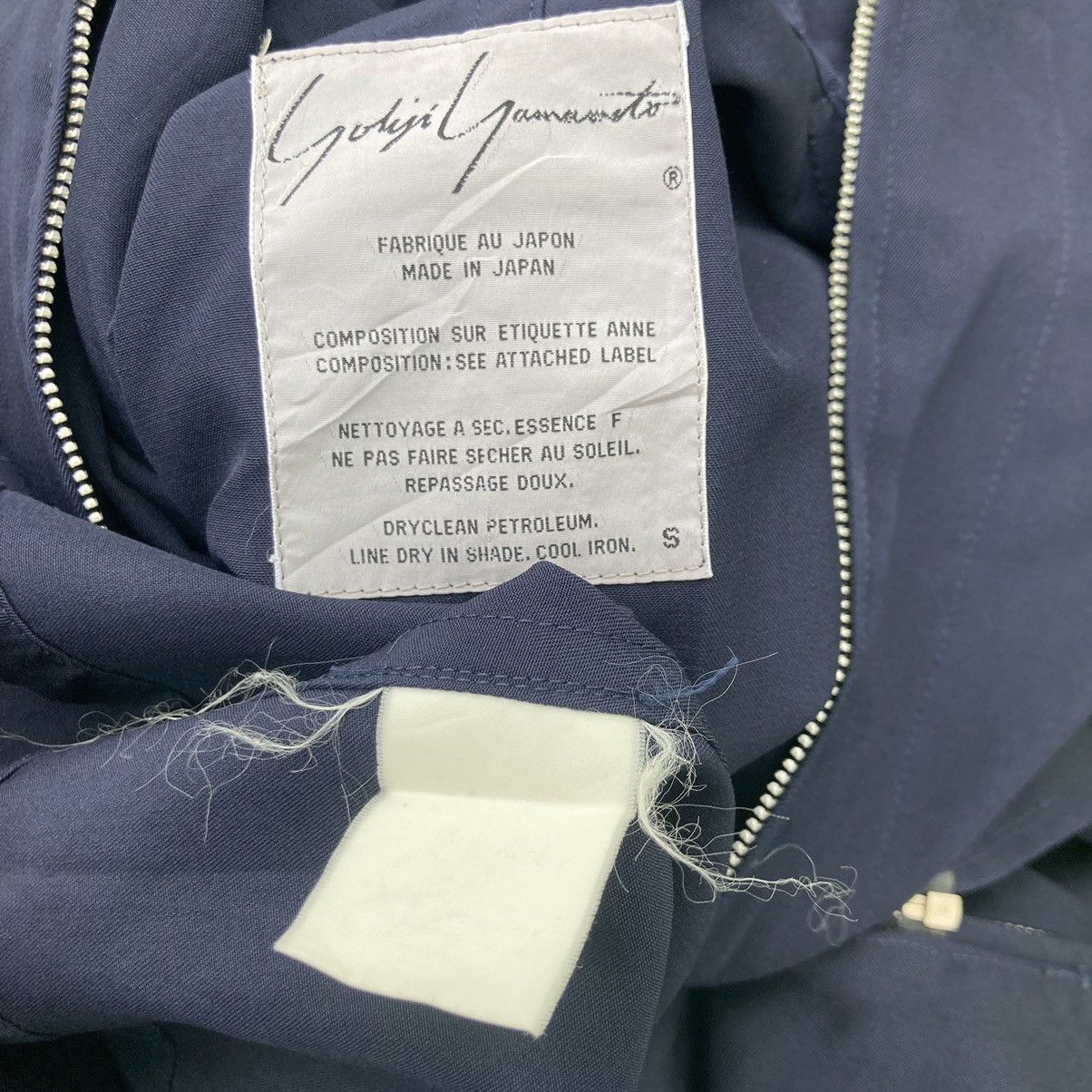 Yohji Yamamoto YOHJI YAMAMOTO SIGNATURE FULL HOODIE JACKET Size US S / EU 44-46 / 1 - 12 Thumbnail