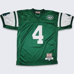 Brett Favre Authentic New York Jets Jersey by Reebok, Green, size 48