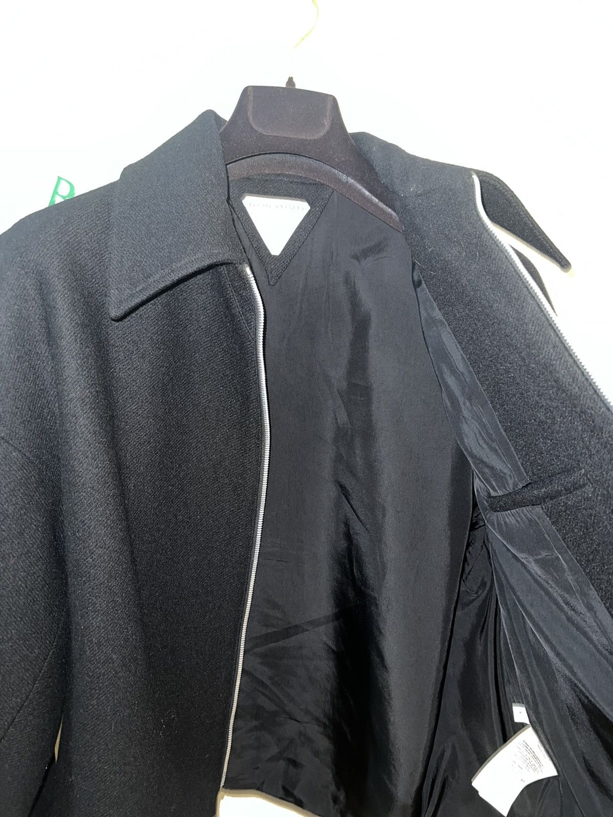Bottega Veneta Black Cropped Wool Jacket Size US M / EU 48-50 / 2 - 5 Thumbnail