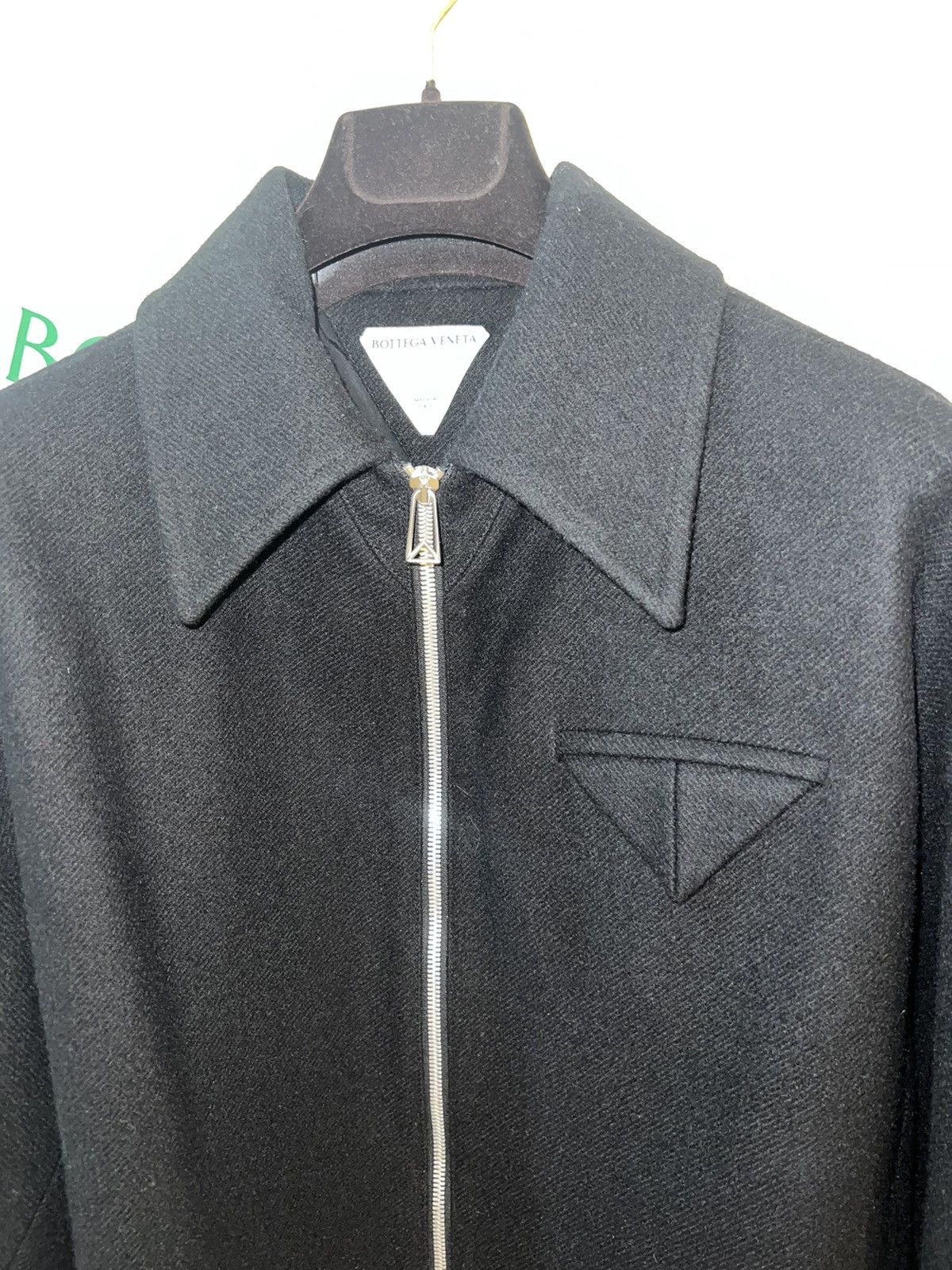 Bottega Veneta Black Cropped Wool Jacket Size US M / EU 48-50 / 2 - 4 Thumbnail