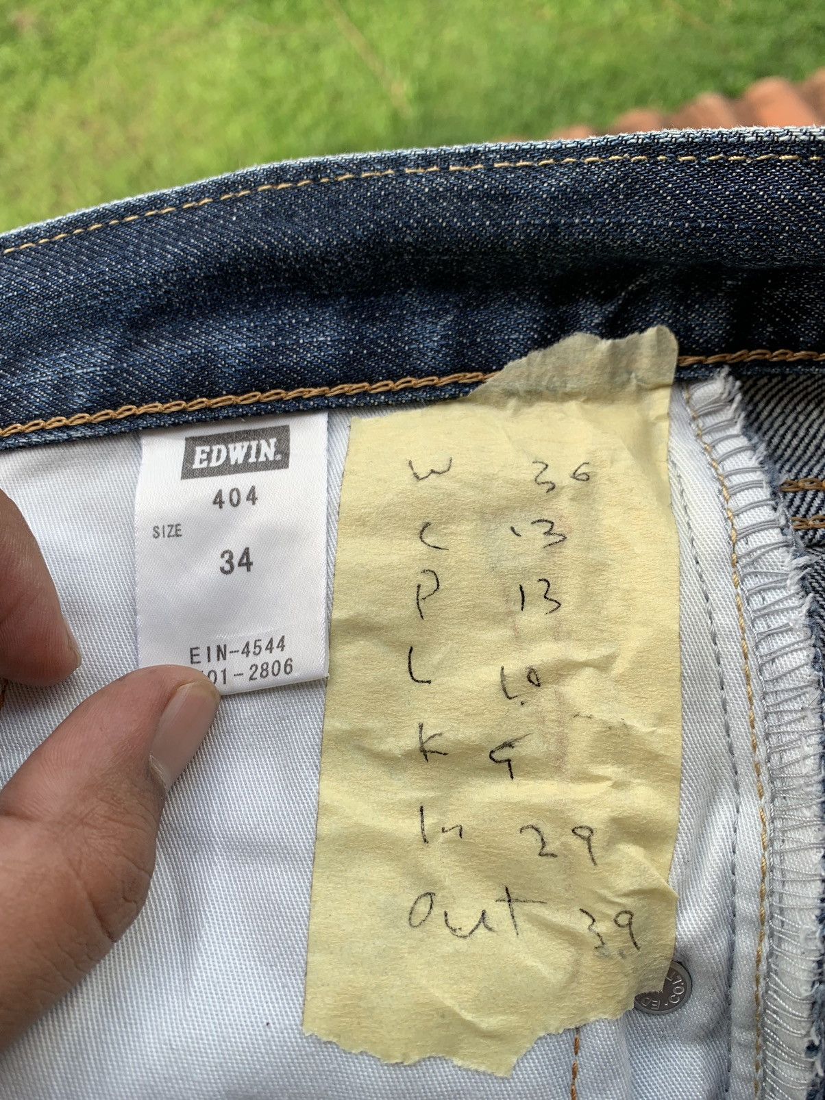 Edwin × Vintage Vintage Edwin 404 Int.Basic Made in Japan Size US 34 / EU 50 - 7 Thumbnail