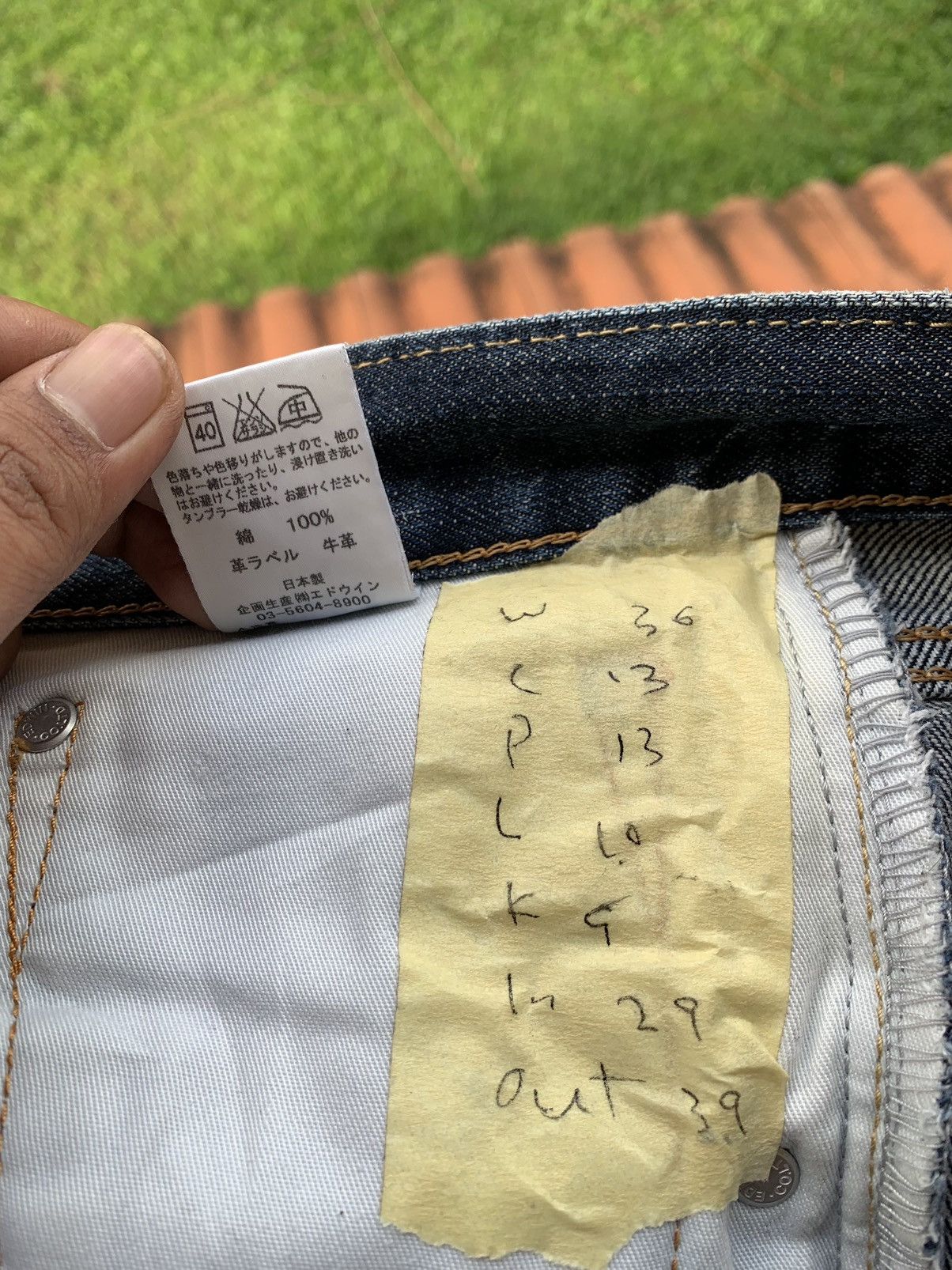 Edwin × Vintage Vintage Edwin 404 Int.Basic Made in Japan Size US 34 / EU 50 - 8 Thumbnail