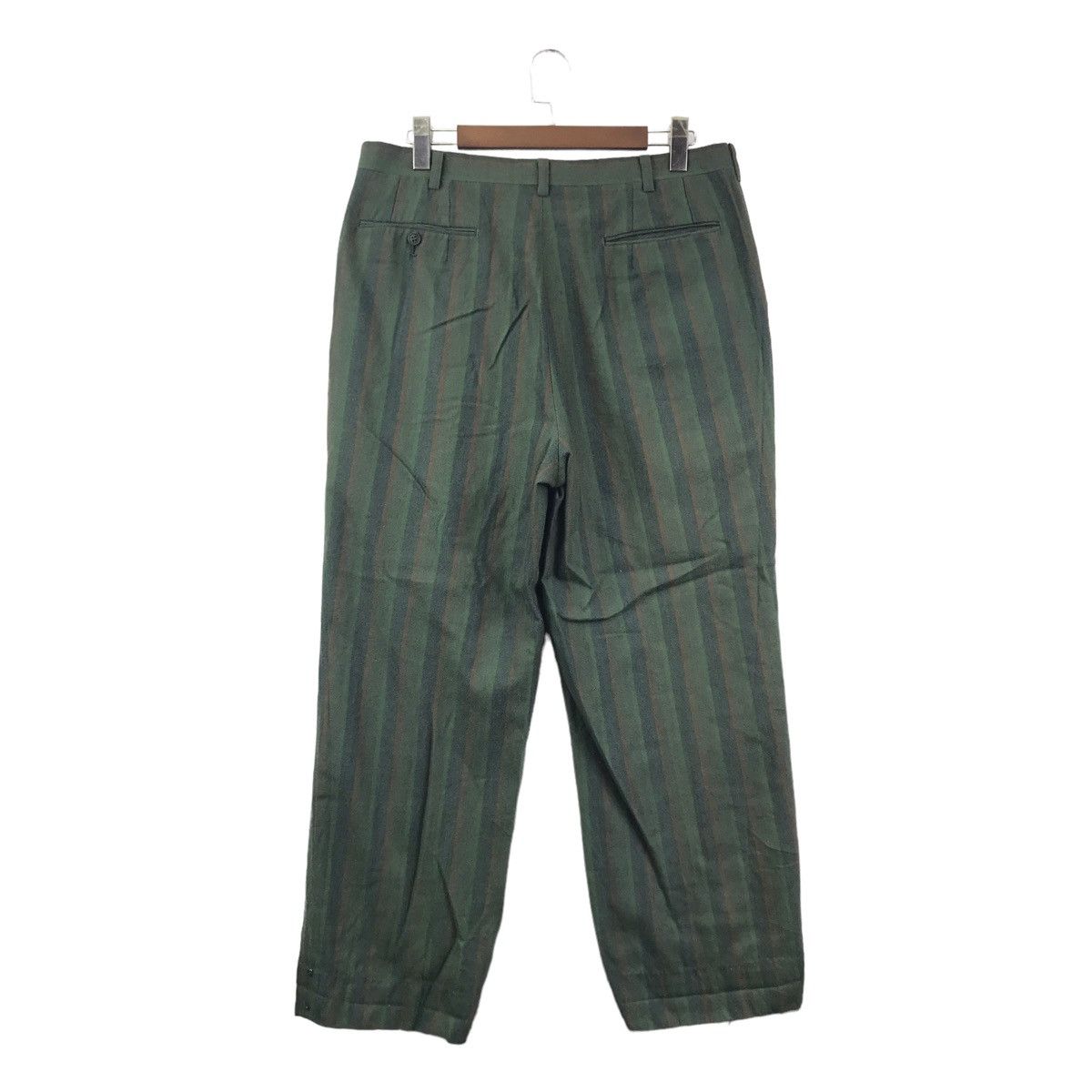 Junko Shimada Mr. JUNKO GOLF Japan Brand Stripes Baggy Wool Trousers Pant Size US 34 / EU 50 - 6 Thumbnail