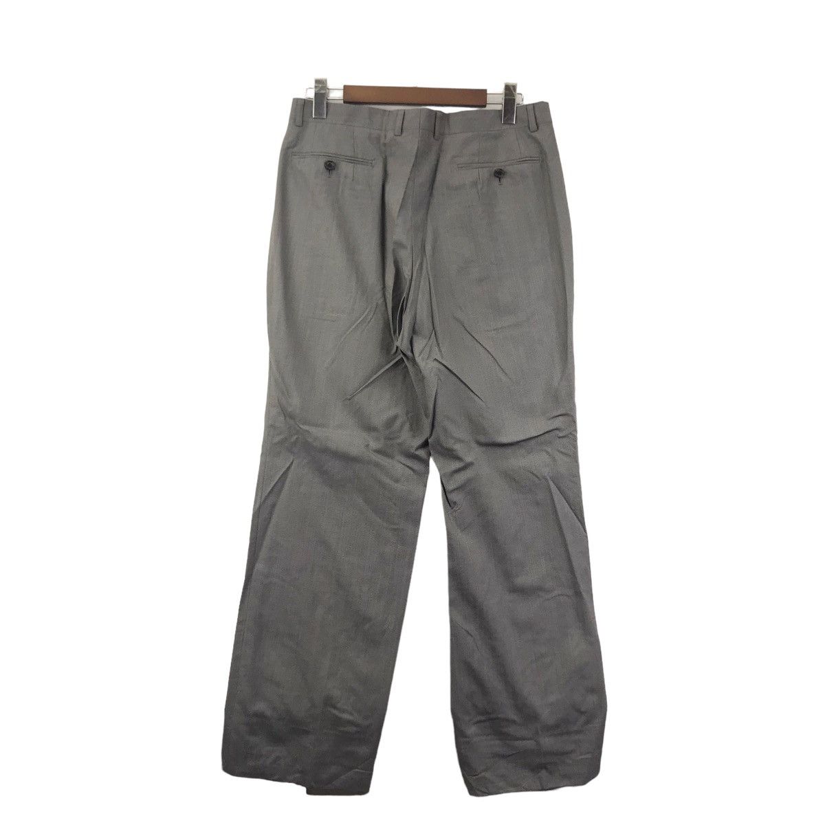 Lanvin LANVIN PARIS Grey Straight Cut Wool Trousers Casual Pant Size US 33 - 6 Thumbnail