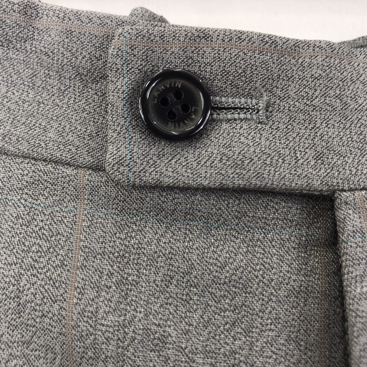 Lanvin LANVIN PARIS Grey Straight Cut Wool Trousers Casual Pant Size US 33 - 3 Thumbnail