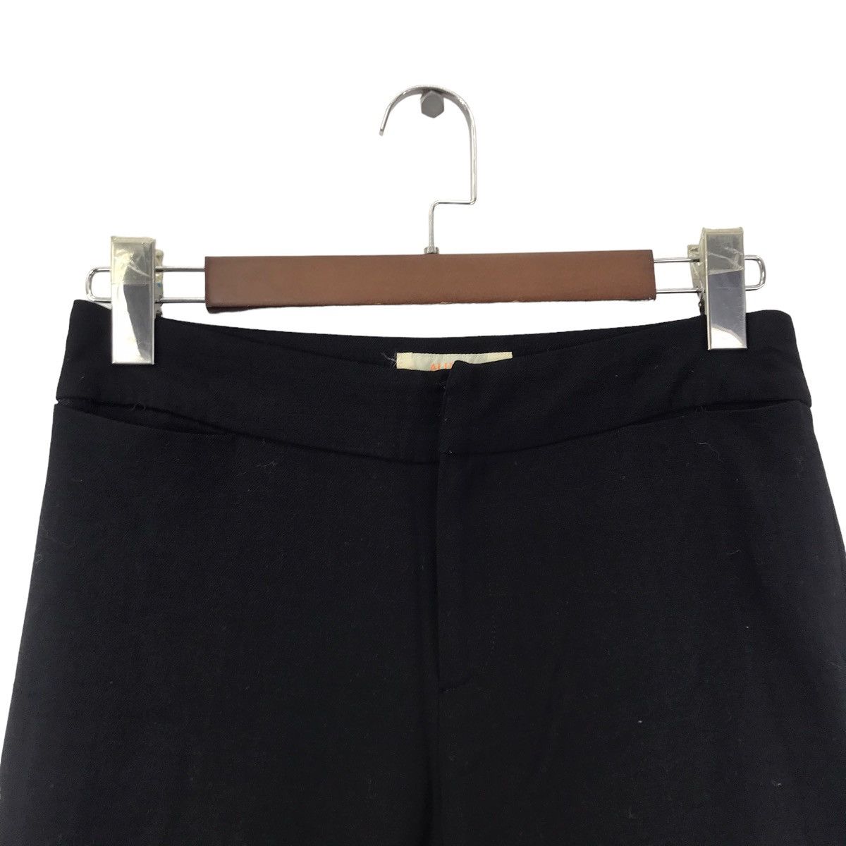 Japanese Brand ALUMINA Japanese Brand Boot Cut Black Casual Trousers Pant Size 28" / US 6 / IT 42 - 2 Thumbnail