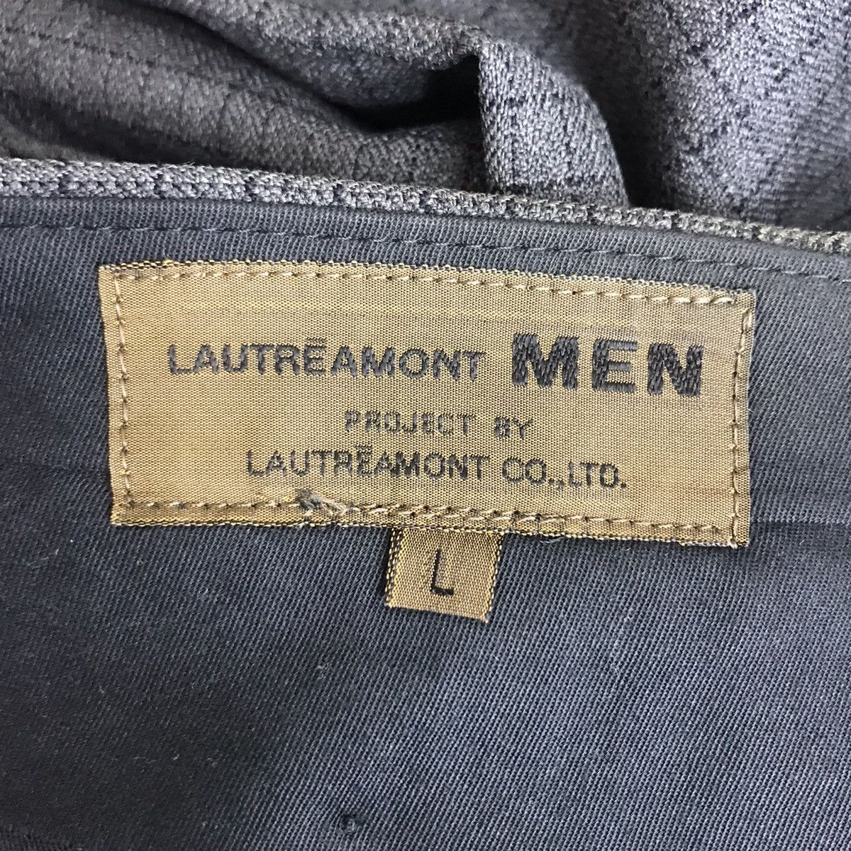 Japanese Brand LAUTREAMONT Japanese Brand Check Grey Straight Cut Pant Size US 29 - 3 Thumbnail
