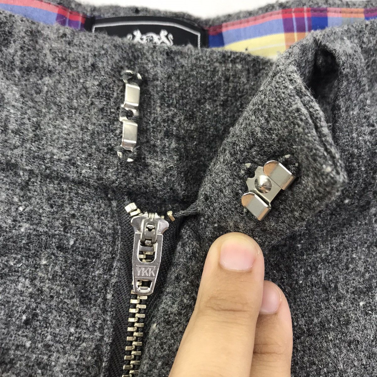 Japanese Brand BEAMS HEART Japanese Brand Slim Fit Wool CasualTrousersPant Size US 31 - 3 Thumbnail