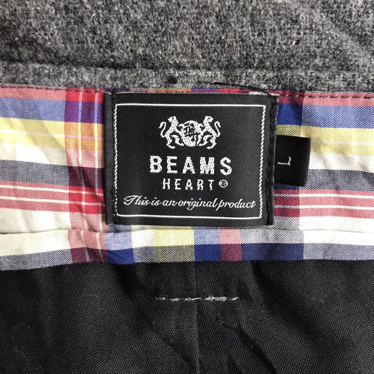 Japanese Brand BEAMS HEART Japanese Brand Slim Fit Wool CasualTrousersPant Size US 31 - 4 Thumbnail