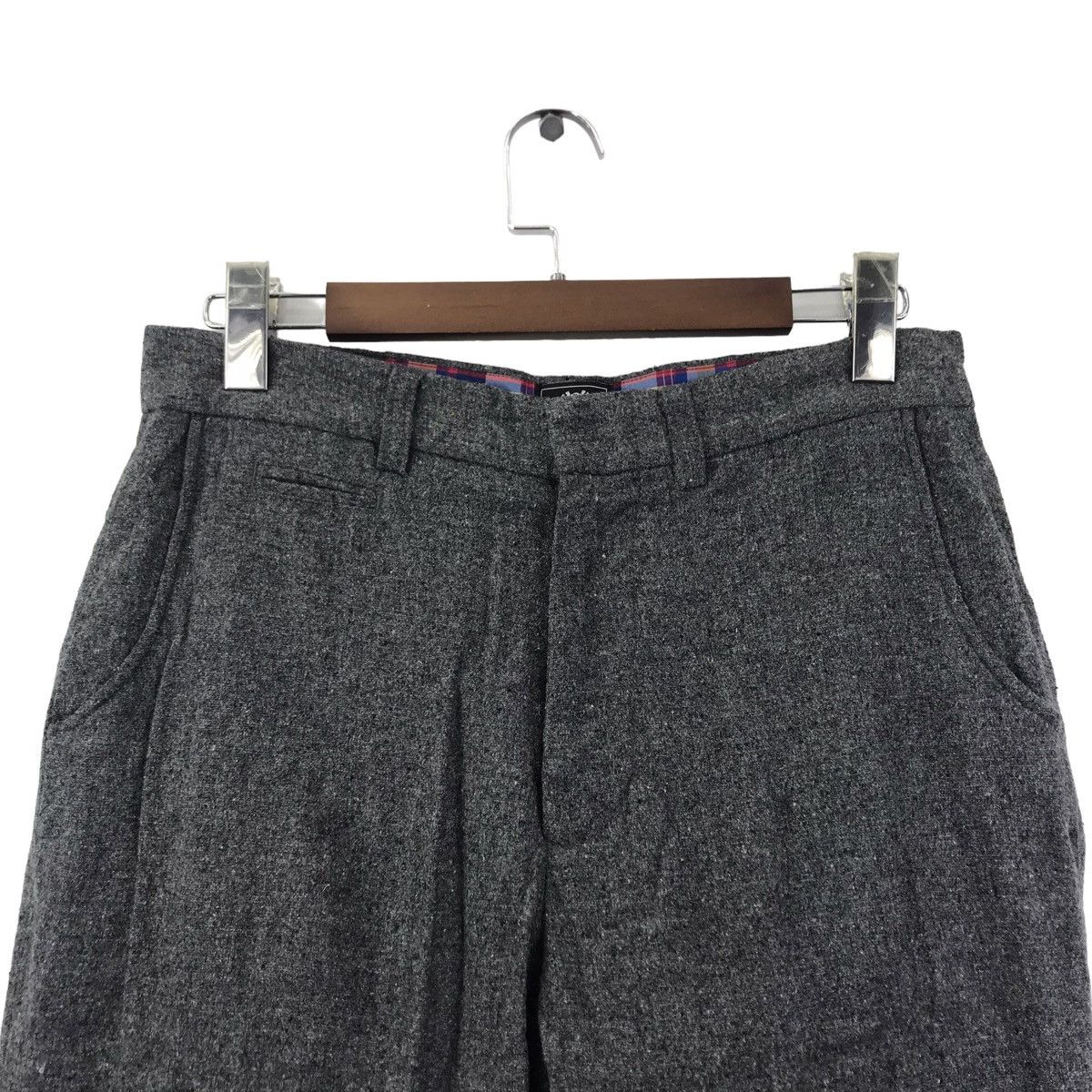 Japanese Brand BEAMS HEART Japanese Brand Slim Fit Wool CasualTrousersPant Size US 31 - 2 Thumbnail