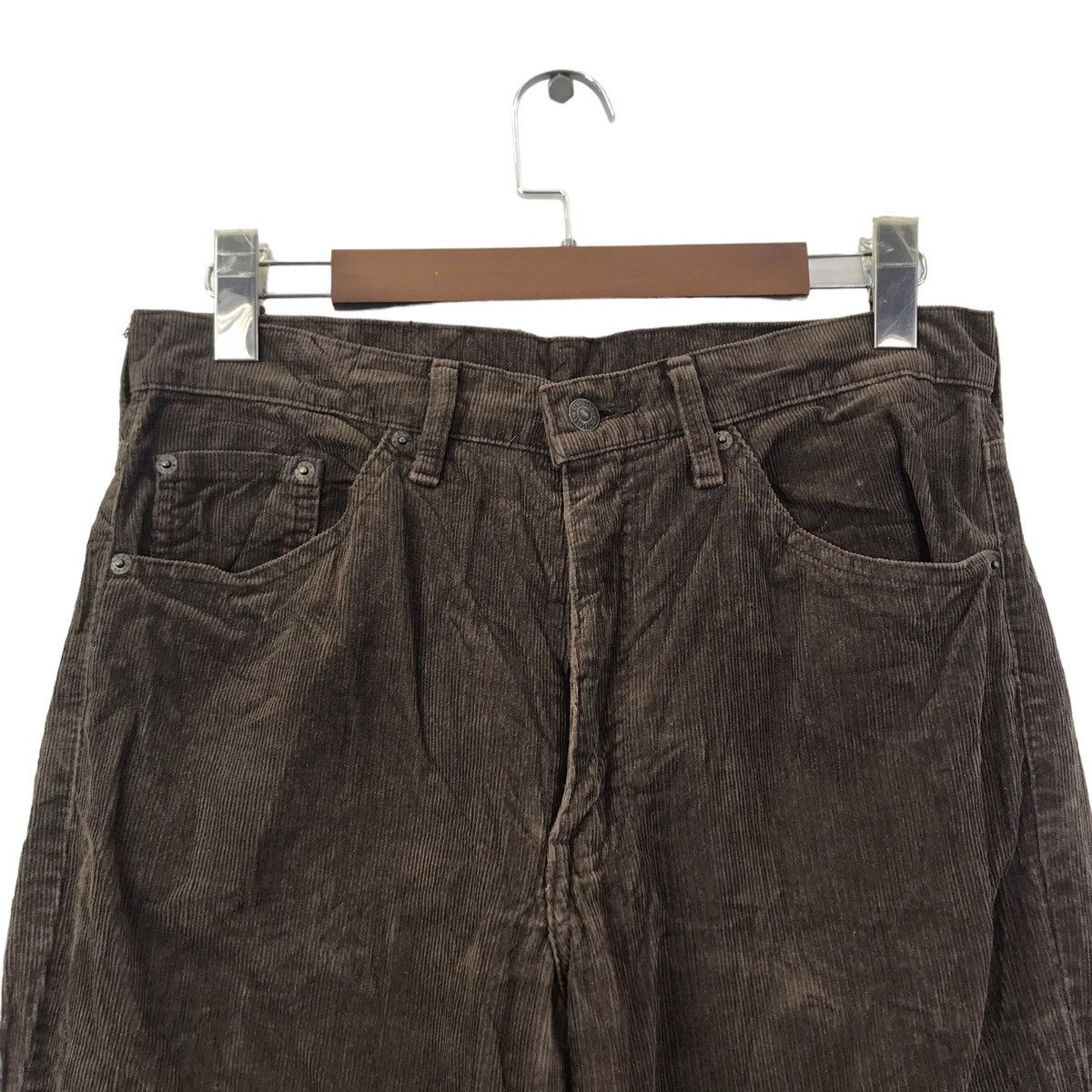 Levi's LEVIS STRAUSS & Co. Corduroy Brown Label Denim Chore Jeans Size US 32 / EU 48 - 2 Thumbnail