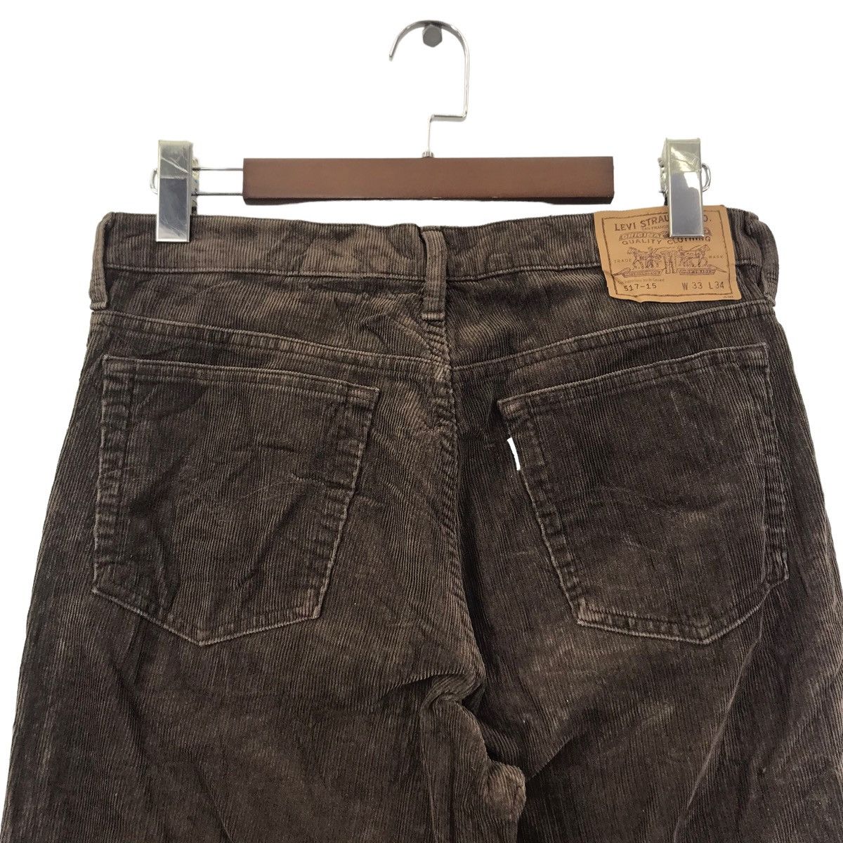 Levi's LEVIS STRAUSS & Co. Corduroy Brown Label Denim Chore Jeans Size US 32 / EU 48 - 8 Thumbnail
