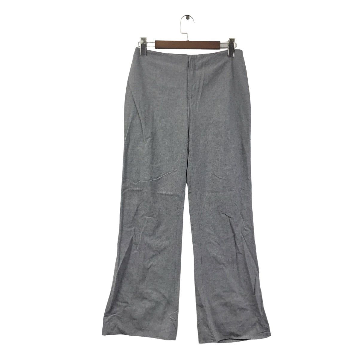 Vintage Vintage DANA BUCHMAN Boot Cut Wool Grey Casual Trousers Pant Size US 30 / EU 46 - 1 Thumbnail