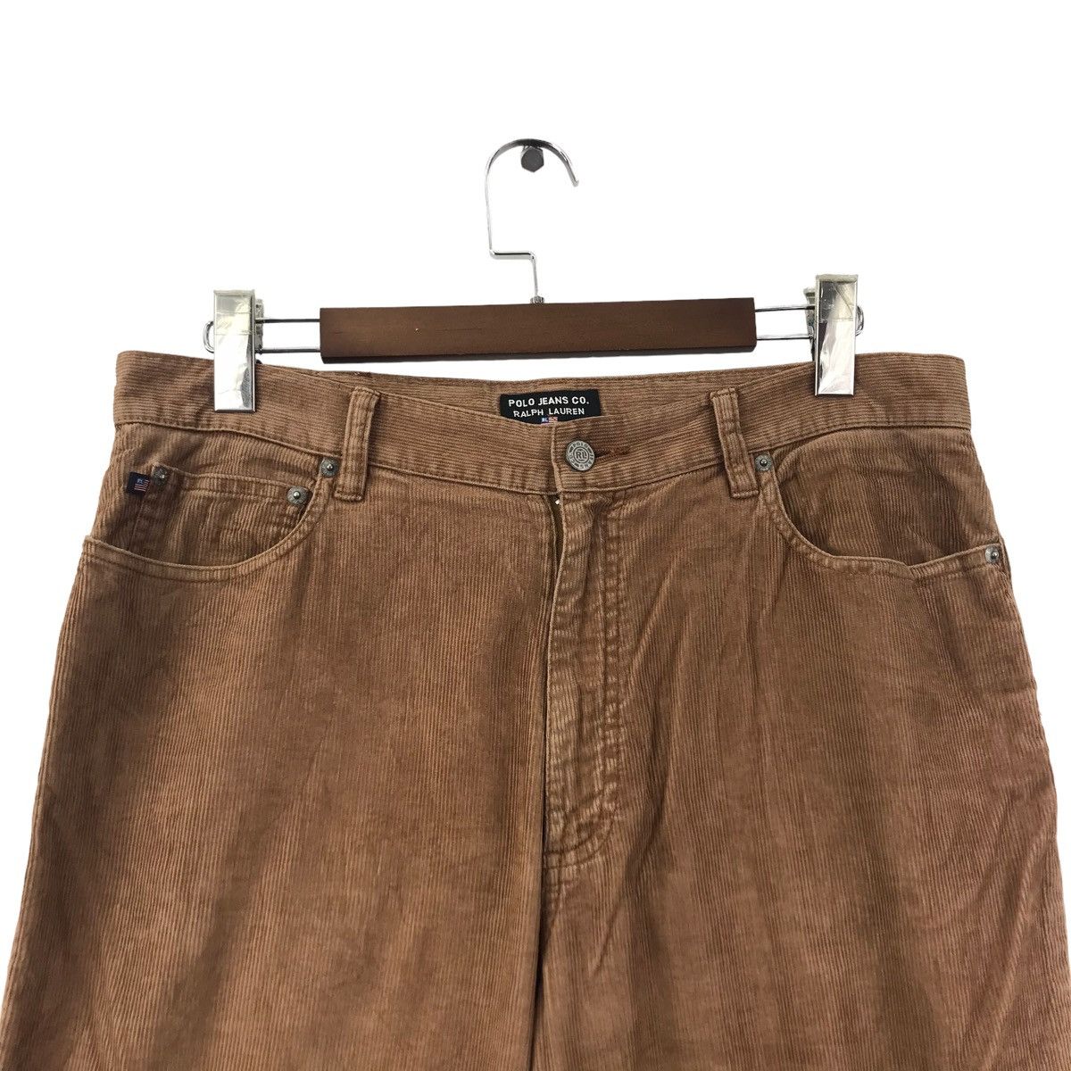 Polo Ralph Lauren POLO JEANS Co. RL Corduroy Straight Cut Brown Jeans Size US 33 - 2 Thumbnail