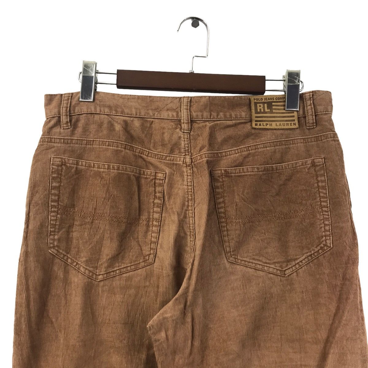 Polo Ralph Lauren POLO JEANS Co. RL Corduroy Straight Cut Brown Jeans Size US 33 - 9 Thumbnail