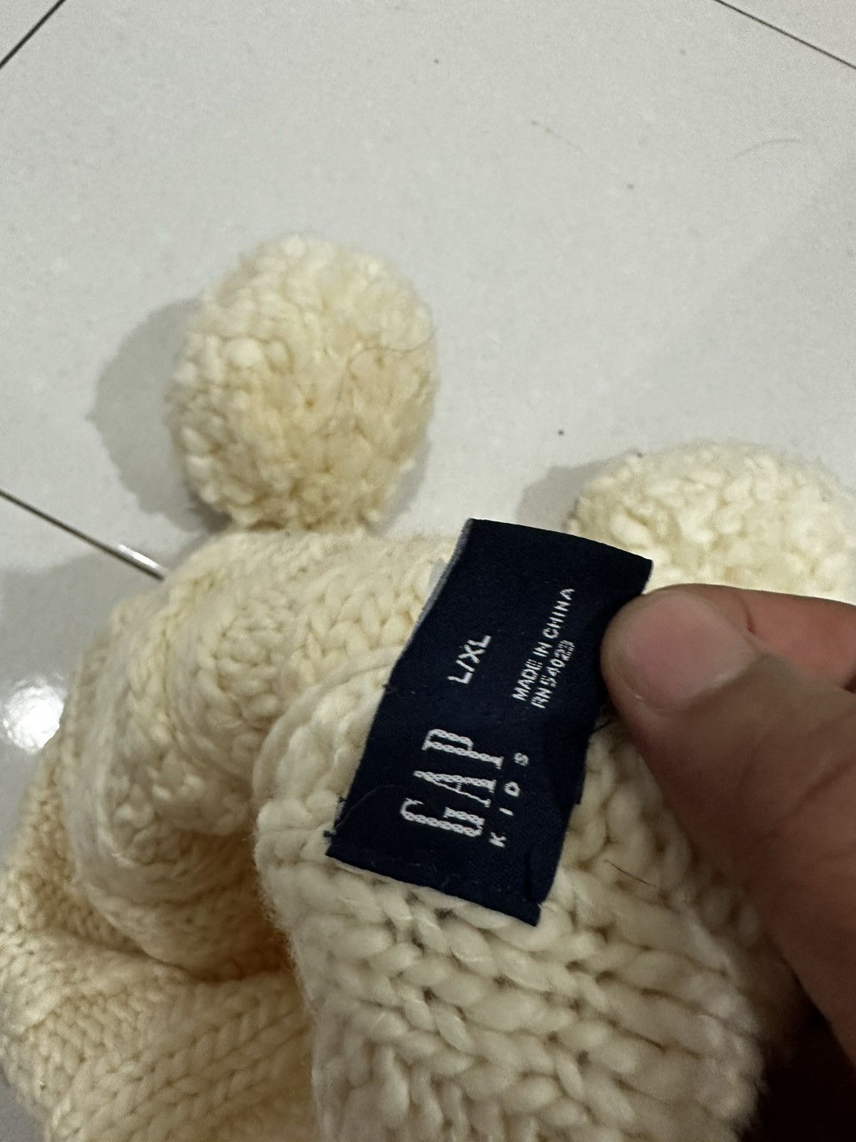 Vintage Vintage Knit Gap Double Pom Pom Beanie Size ONE SIZE - 6 Thumbnail