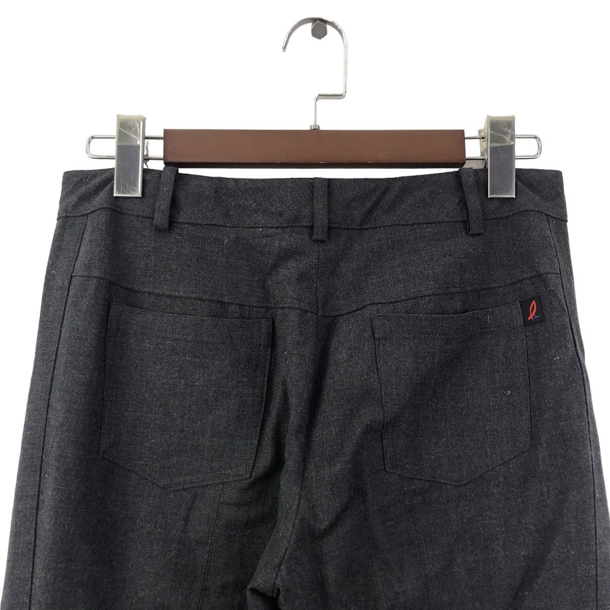 Vintage MARLINE BLUE YOKOHAMA Straight Cut Slack Grey Trousers Pant Size US 30 / EU 46 - 6 Thumbnail