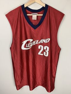 Vintage Cleveland Cavaliers hoodie, NBA red embroidered sweatshirt - X