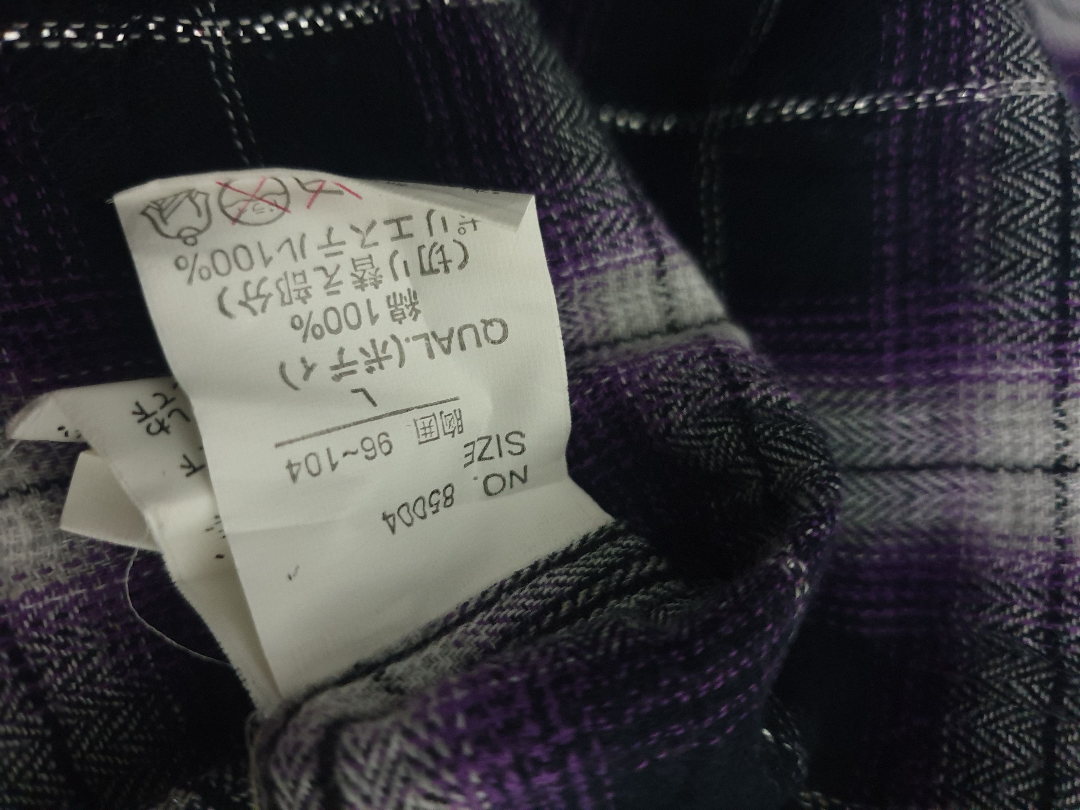 Japanese Brand 💥Glave house checkered purple western shirt Size US L / EU 52-54 / 3 - 3 Thumbnail