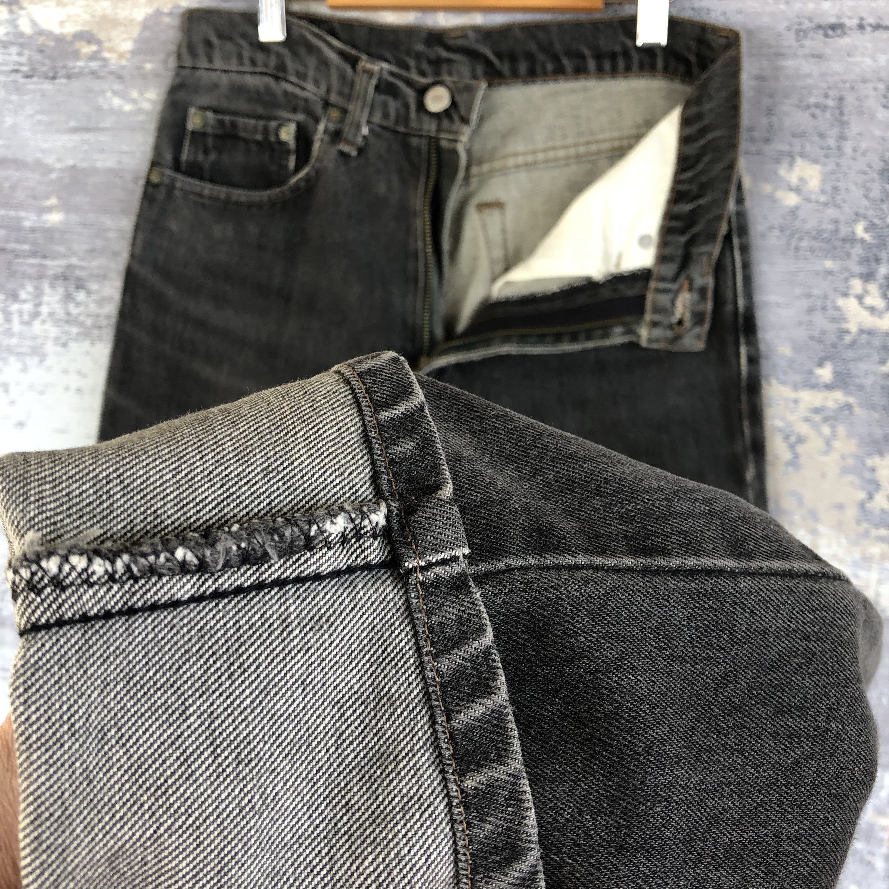 Levi's Vintage Levis Faded Black Jeans Levi's 626 Baggy Denim Size 28" / US 6 / IT 42 - 8 Thumbnail