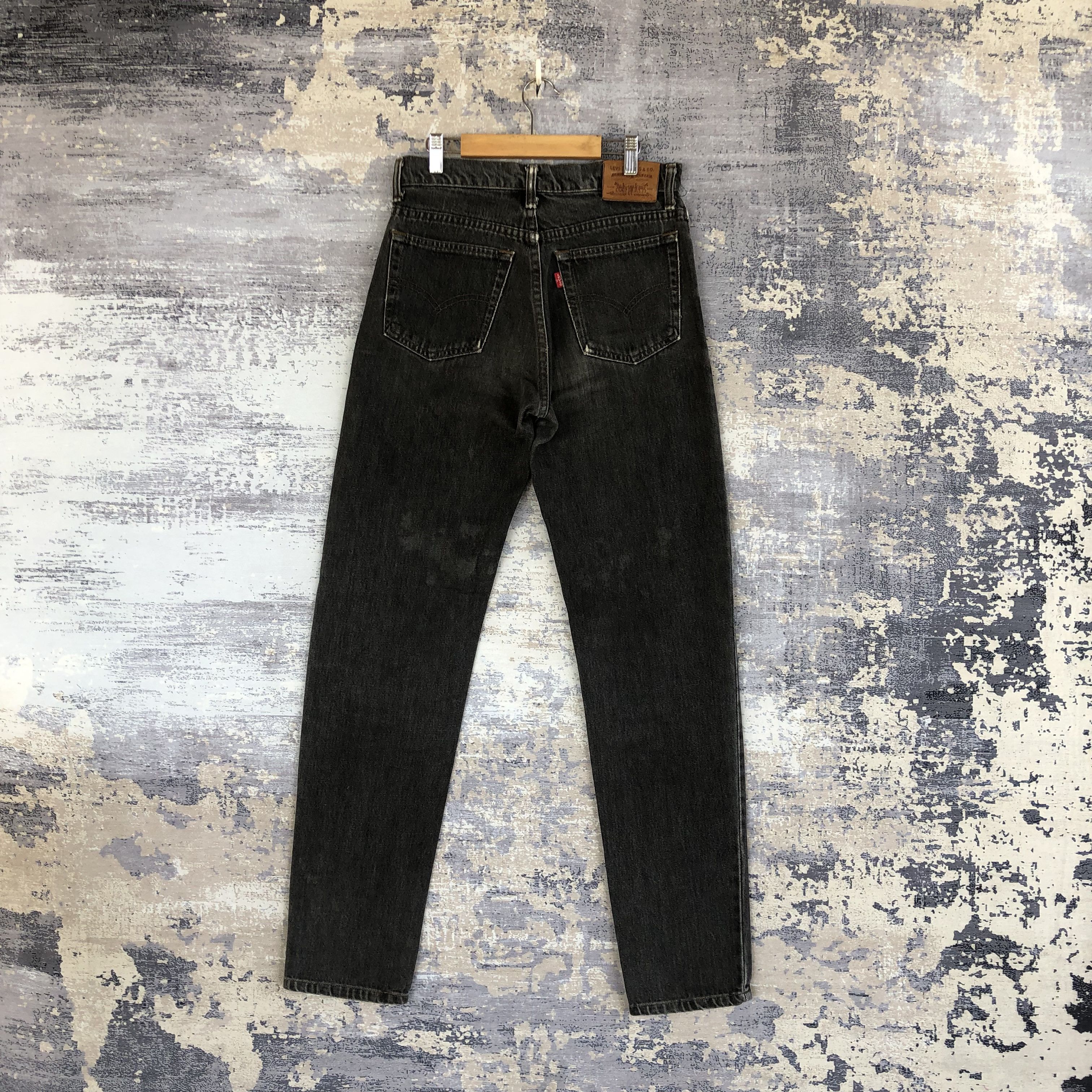 Levi's Vintage Levis Faded Black Jeans Levi's 626 Baggy Denim Size 28" / US 6 / IT 42 - 2 Thumbnail