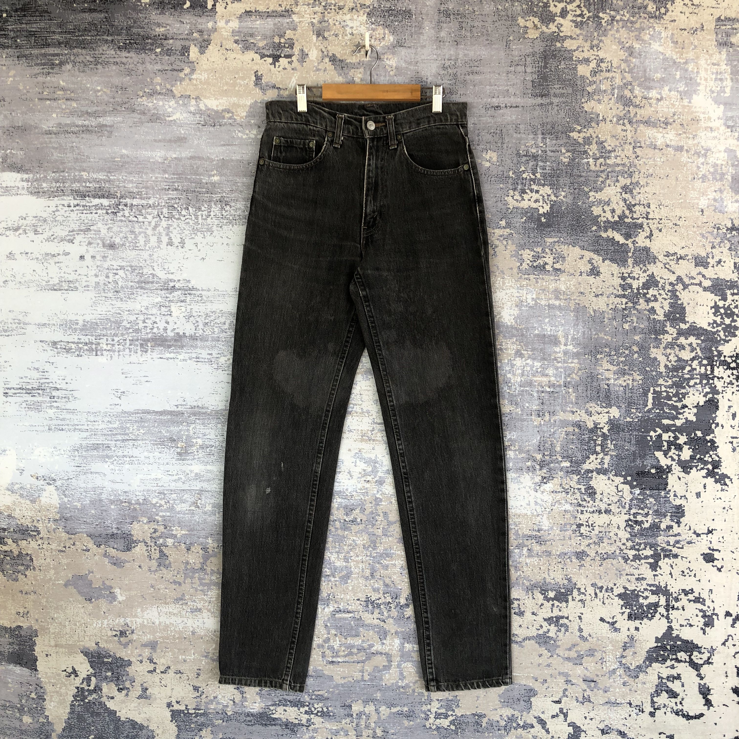 Levi's Vintage Levis Faded Black Jeans Levi's 626 Baggy Denim Size 28" / US 6 / IT 42 - 1 Thumbnail