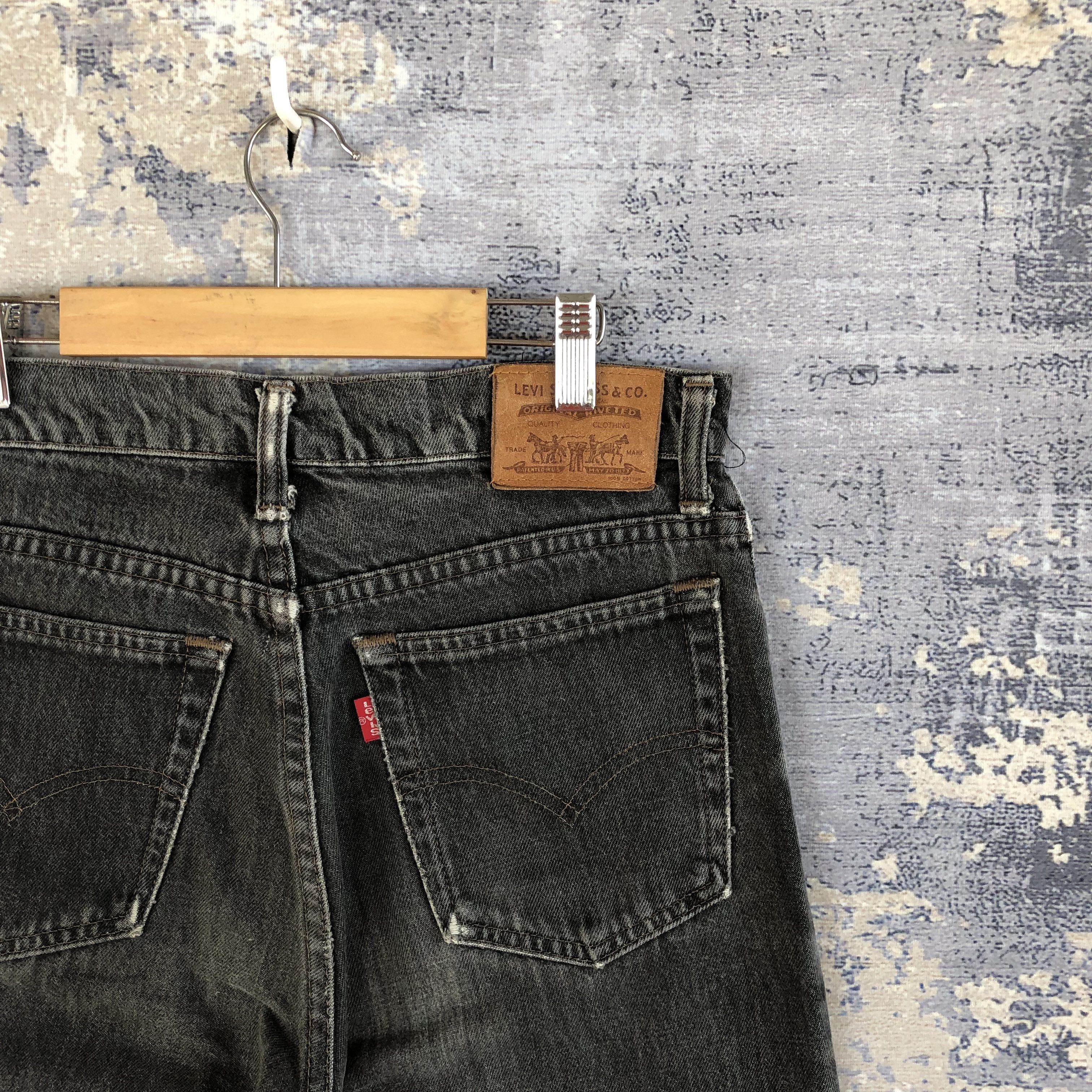 Levi's Vintage Levis Faded Black Jeans Levi's 626 Baggy Denim Size 28" / US 6 / IT 42 - 5 Thumbnail