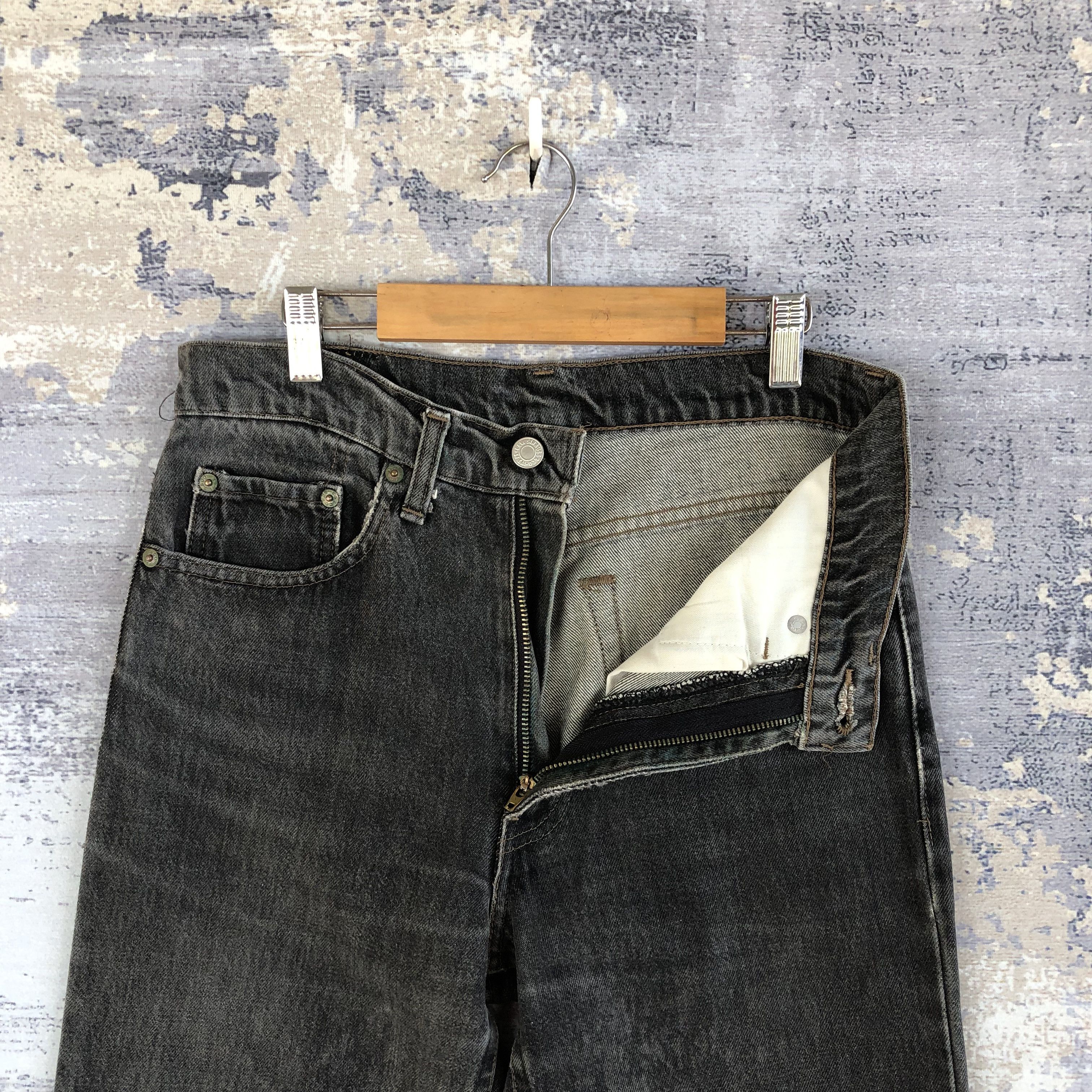 Levi's Vintage Levis Faded Black Jeans Levi's 626 Baggy Denim Size 28" / US 6 / IT 42 - 6 Thumbnail