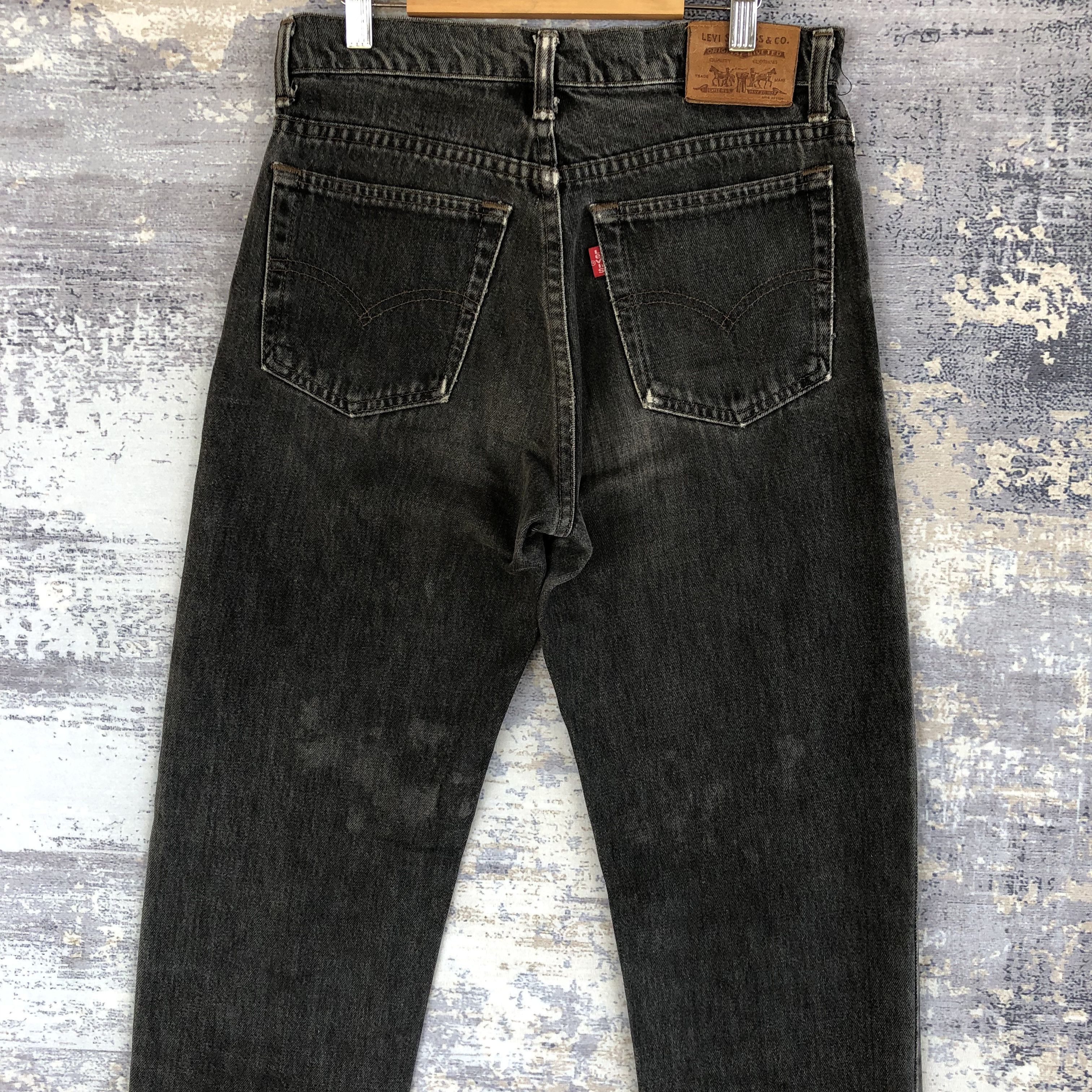 Levi's Vintage Levis Faded Black Jeans Levi's 626 Baggy Denim Size 28" / US 6 / IT 42 - 4 Thumbnail