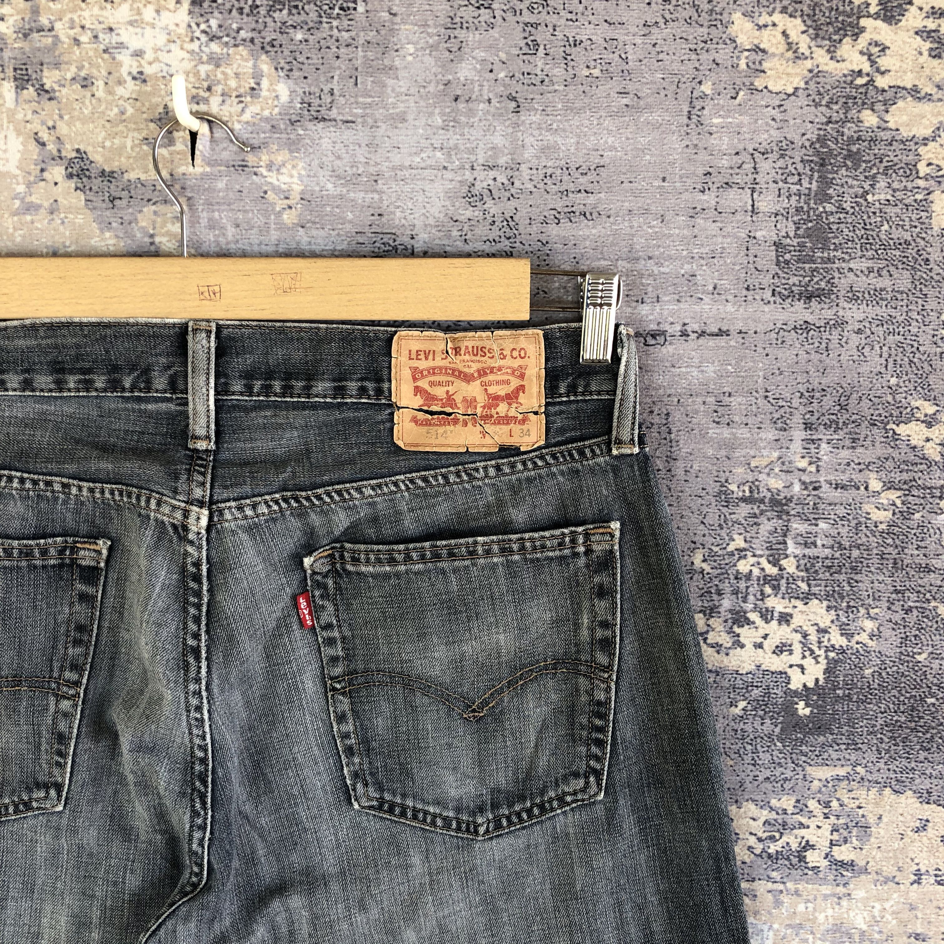 Levi's Vintage Levis Faded Black Jeans Distressed Levi's 514 Denim Size US 36 / EU 52 - 5 Thumbnail